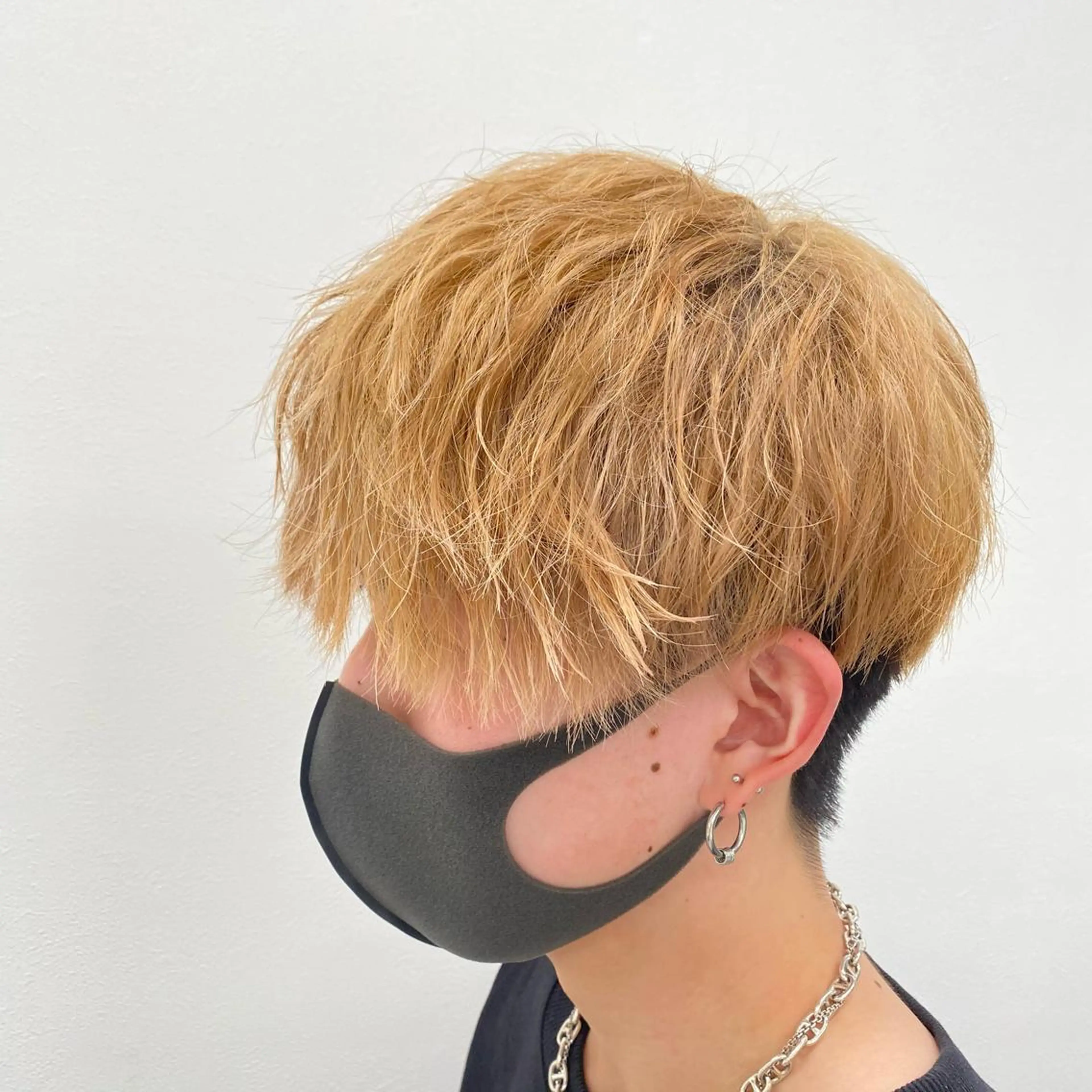 ショート カラー ヘアアレンジ メンズ メンズ特化 水口湧太のヘアスタイル