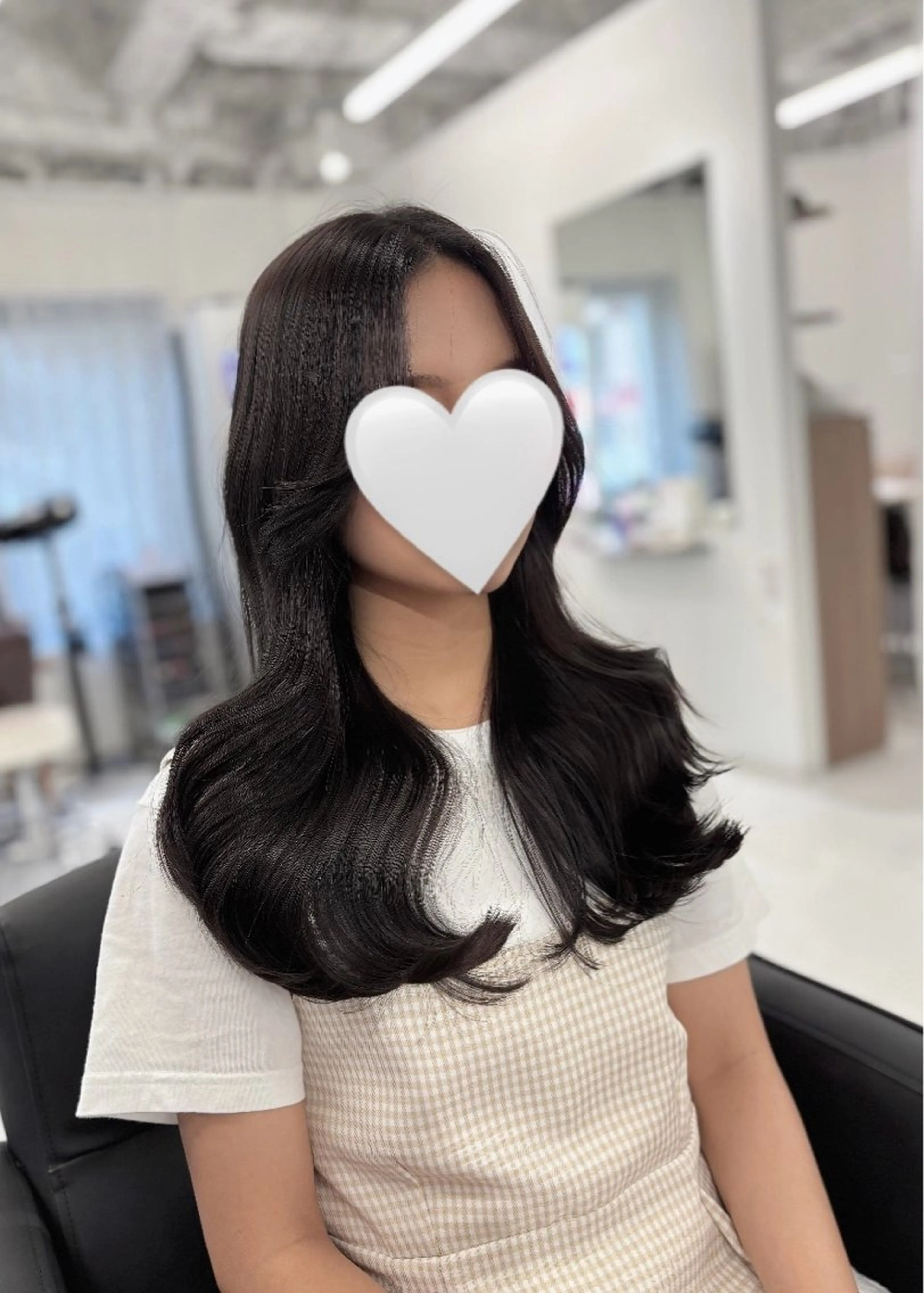 セミロング カラー カット ヘアカラー 赤みなしカラー/梅田 /レイヤー/IORIのヘアスタイル