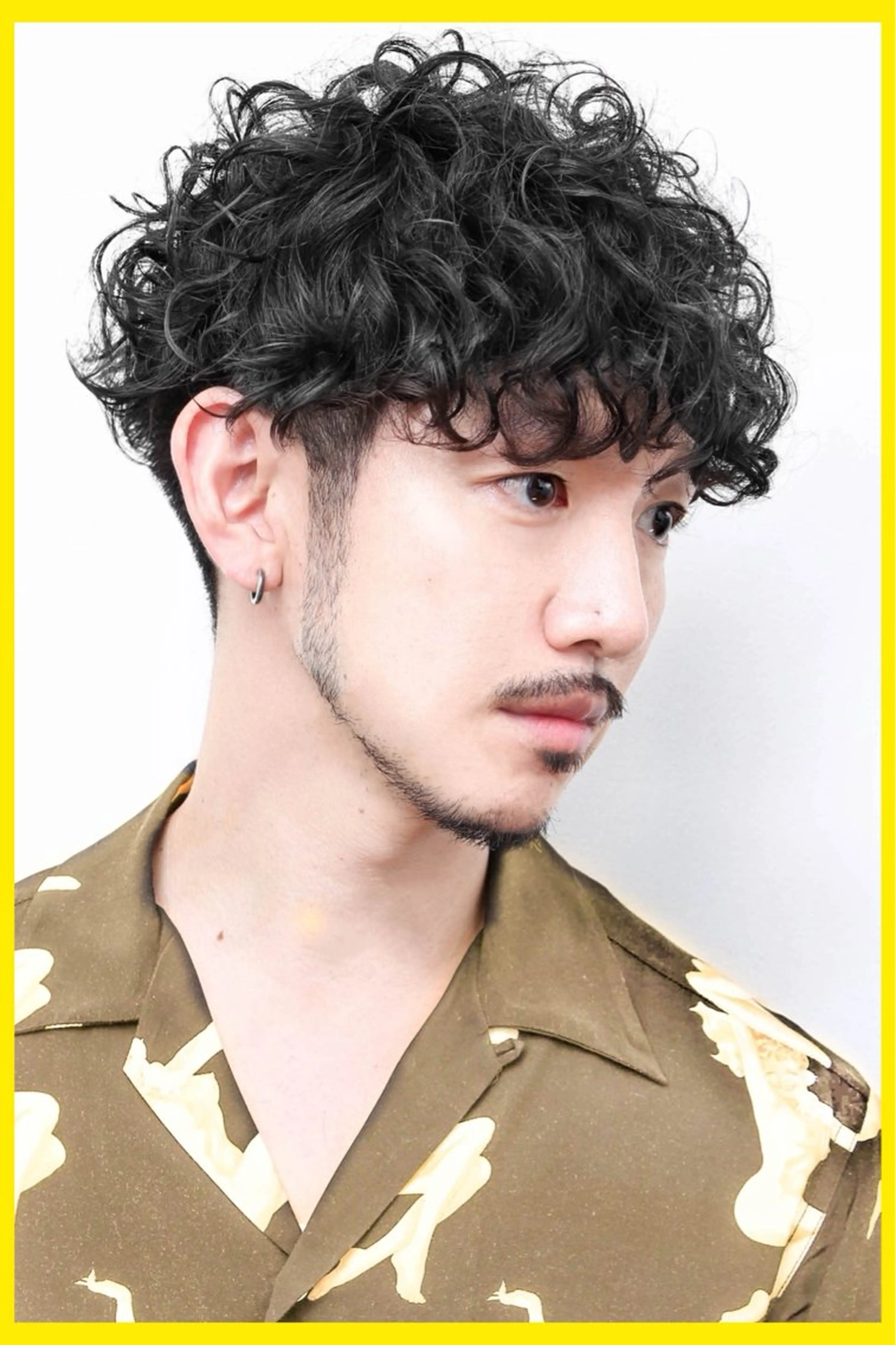 ショート パーマ ヘアアレンジ メンズ Breath beauu Kobe 神戸 三宮【ブレス ボー コウベ】所属・二ツ石 舞幸のヘアスタイル