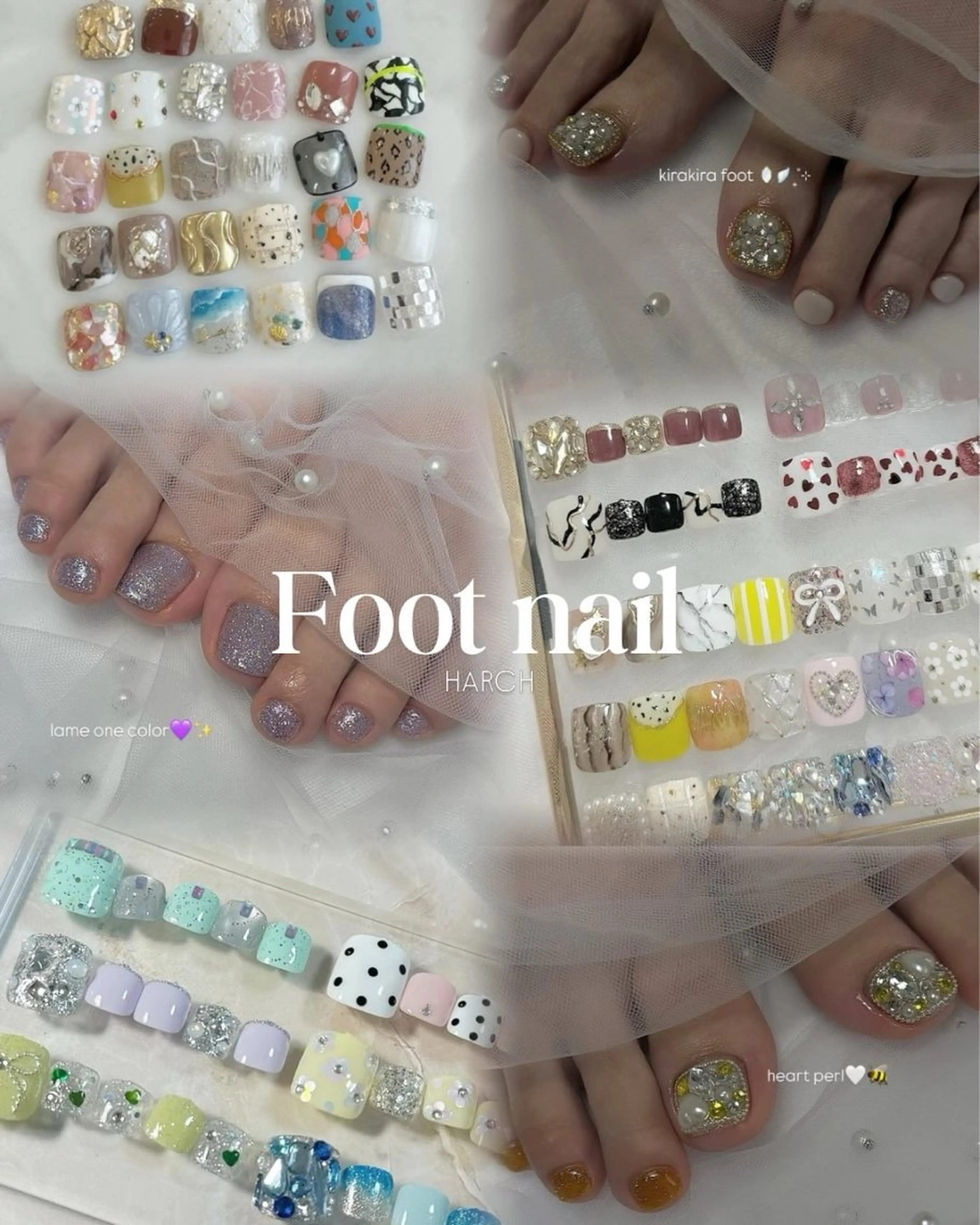 ネイル フットネイル H nailのネイルデザイン