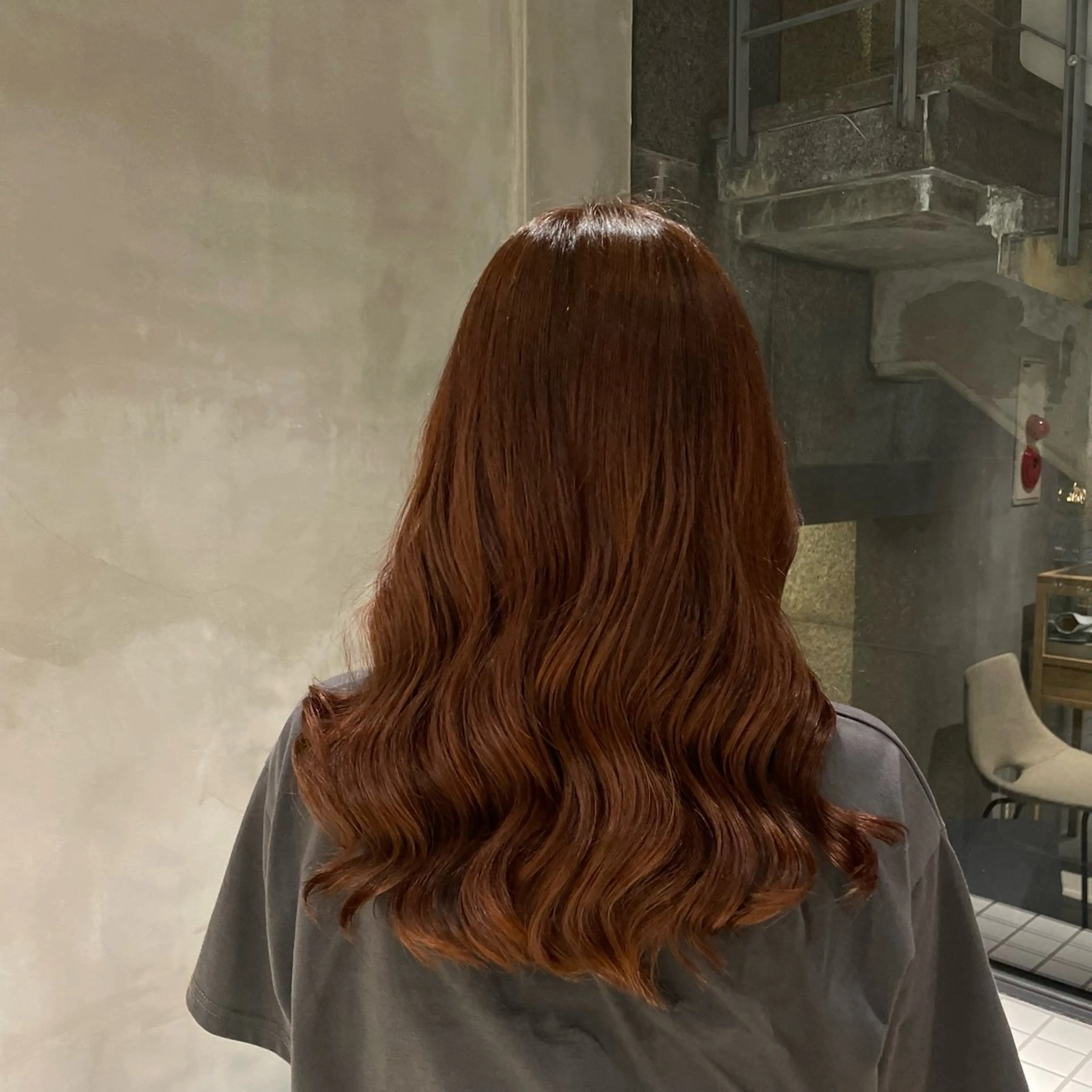 セミロング カラー 後藤 香乃のヘアスタイル