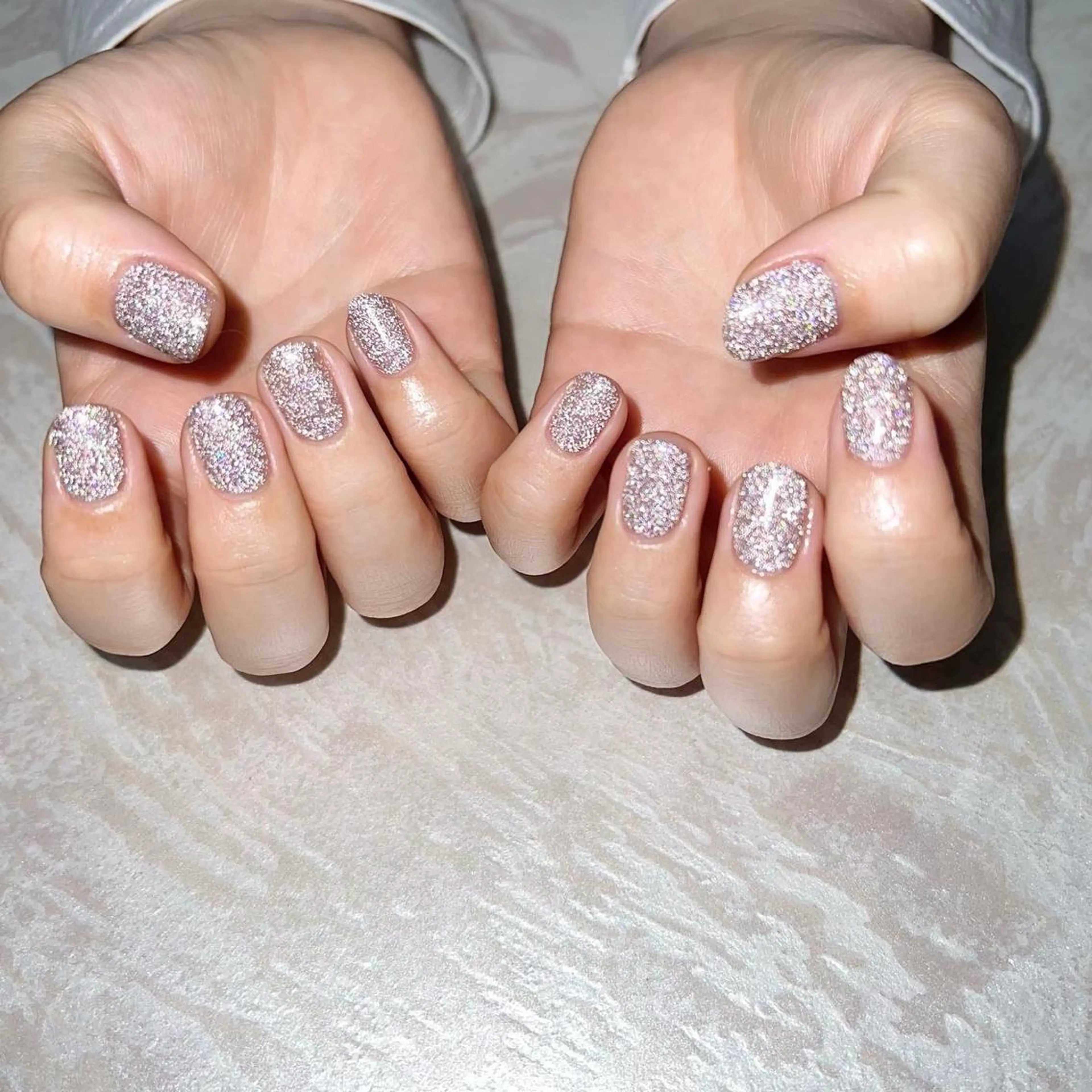 ネイル フラッシュネイル ニュアンスネイル ショートネイル gemickle nailのネイルデザイン