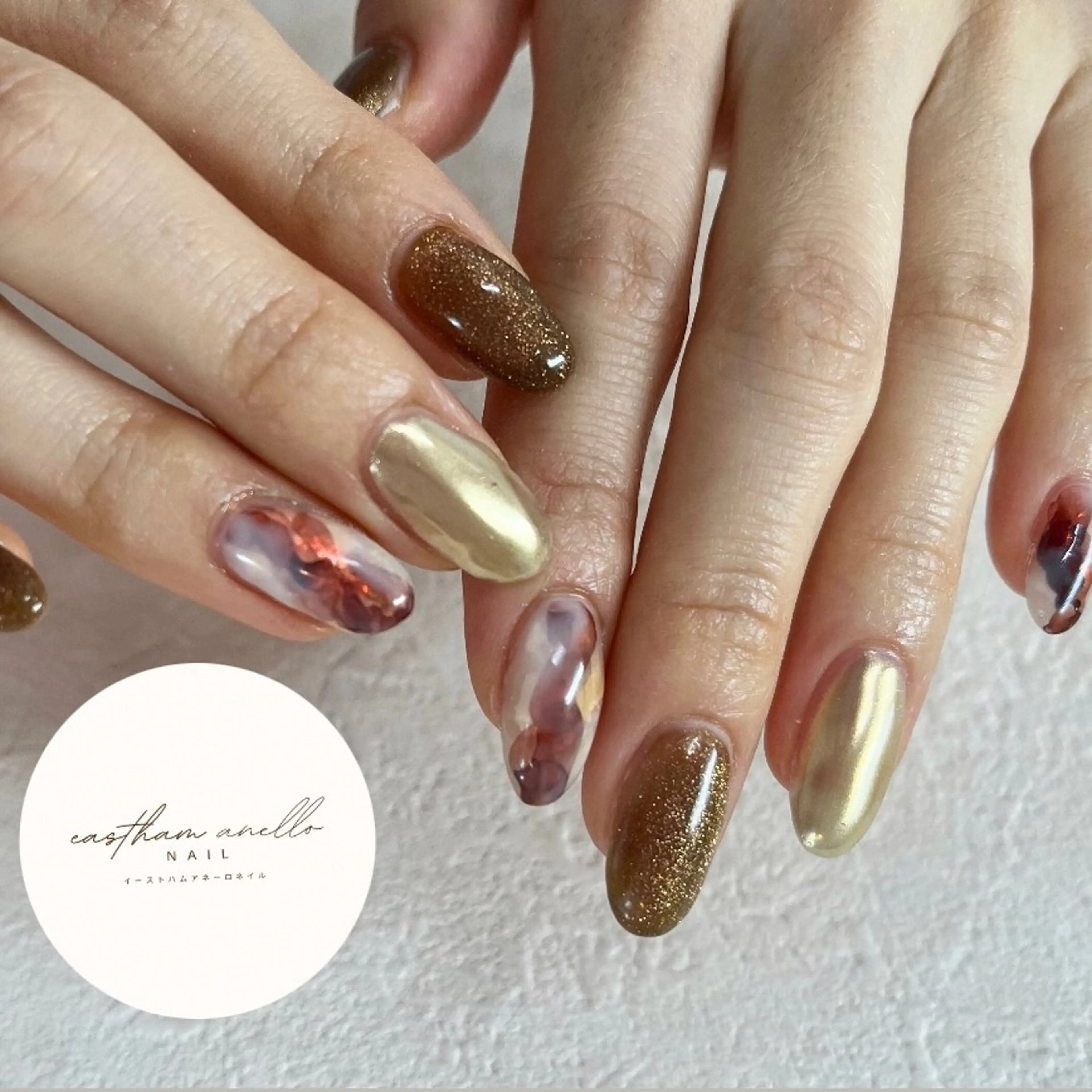 ネイル ハンドネイル EASTHAM 後藤百香のネイルデザイン