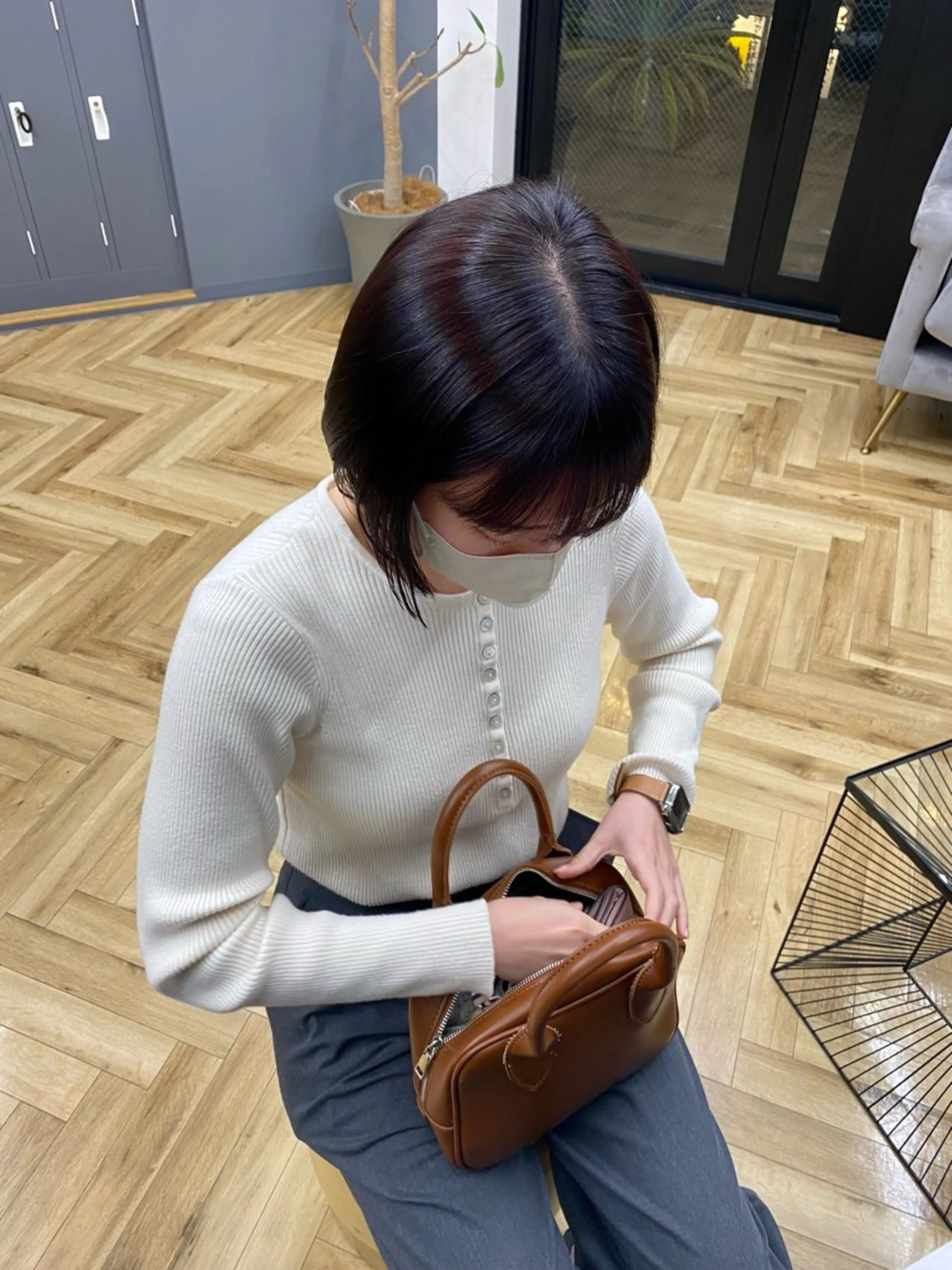 ショート カラー GIEN 西宮ガーデンズプラス所属・中尾 碧斗のヘアスタイル