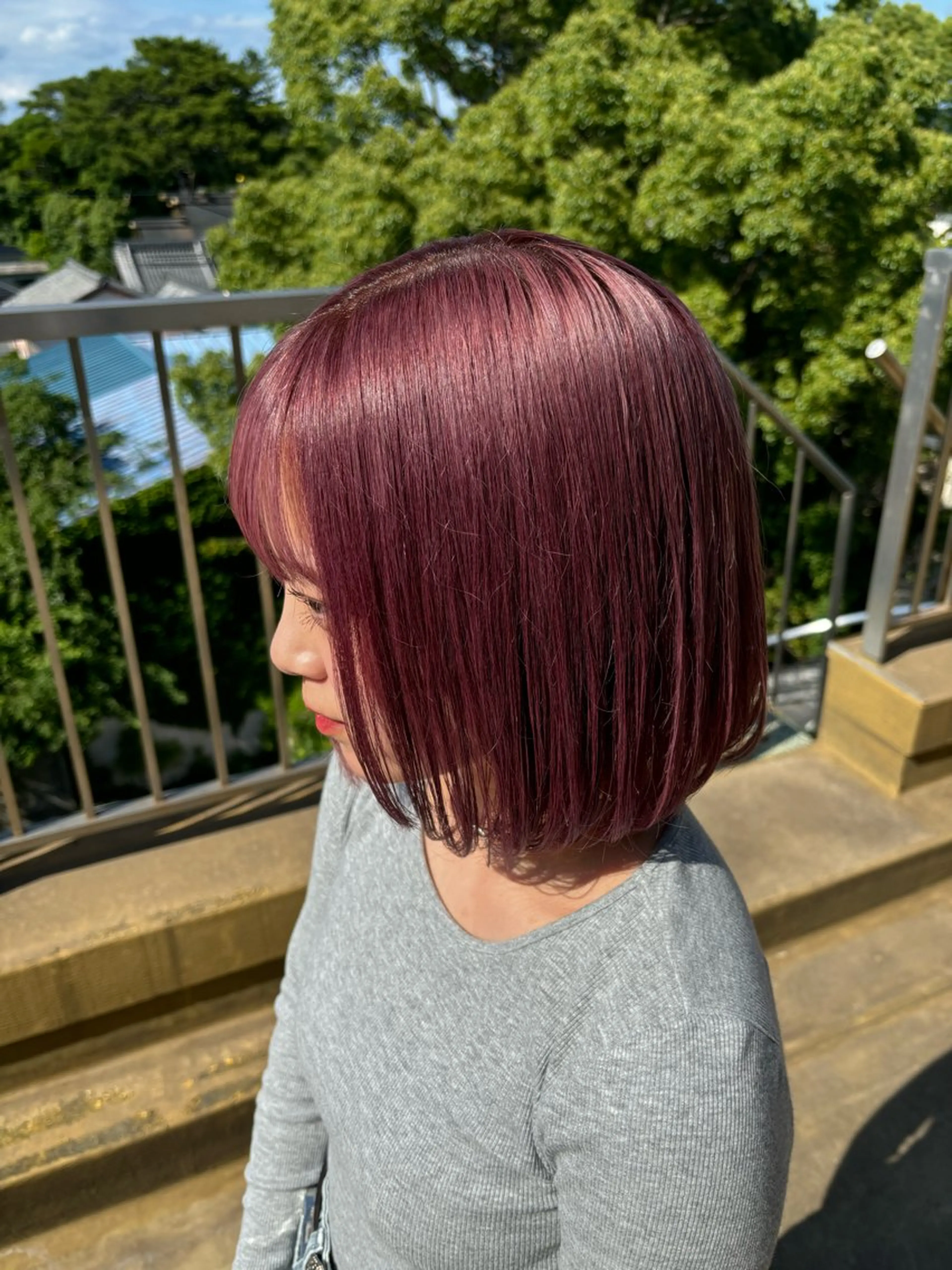 ショート ヘアカラー ルプラボウ あいか 韓国ヘア/艶髪のヘアスタイル