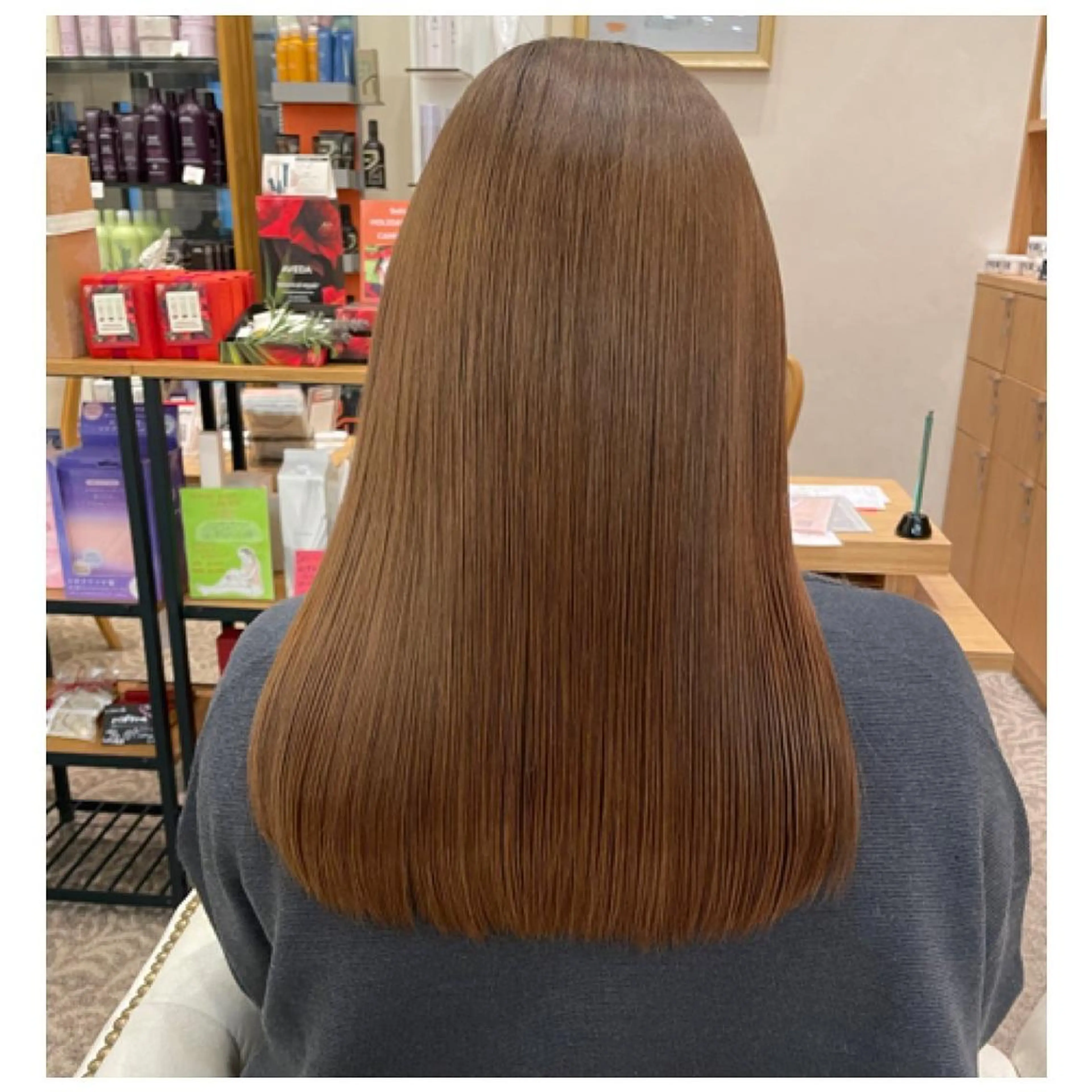 ロング ショートボブ ボブ 外国人風カラー 縮毛矯正 トリートメント レイヤー・波巻き RYOSUKEのヘアスタイル