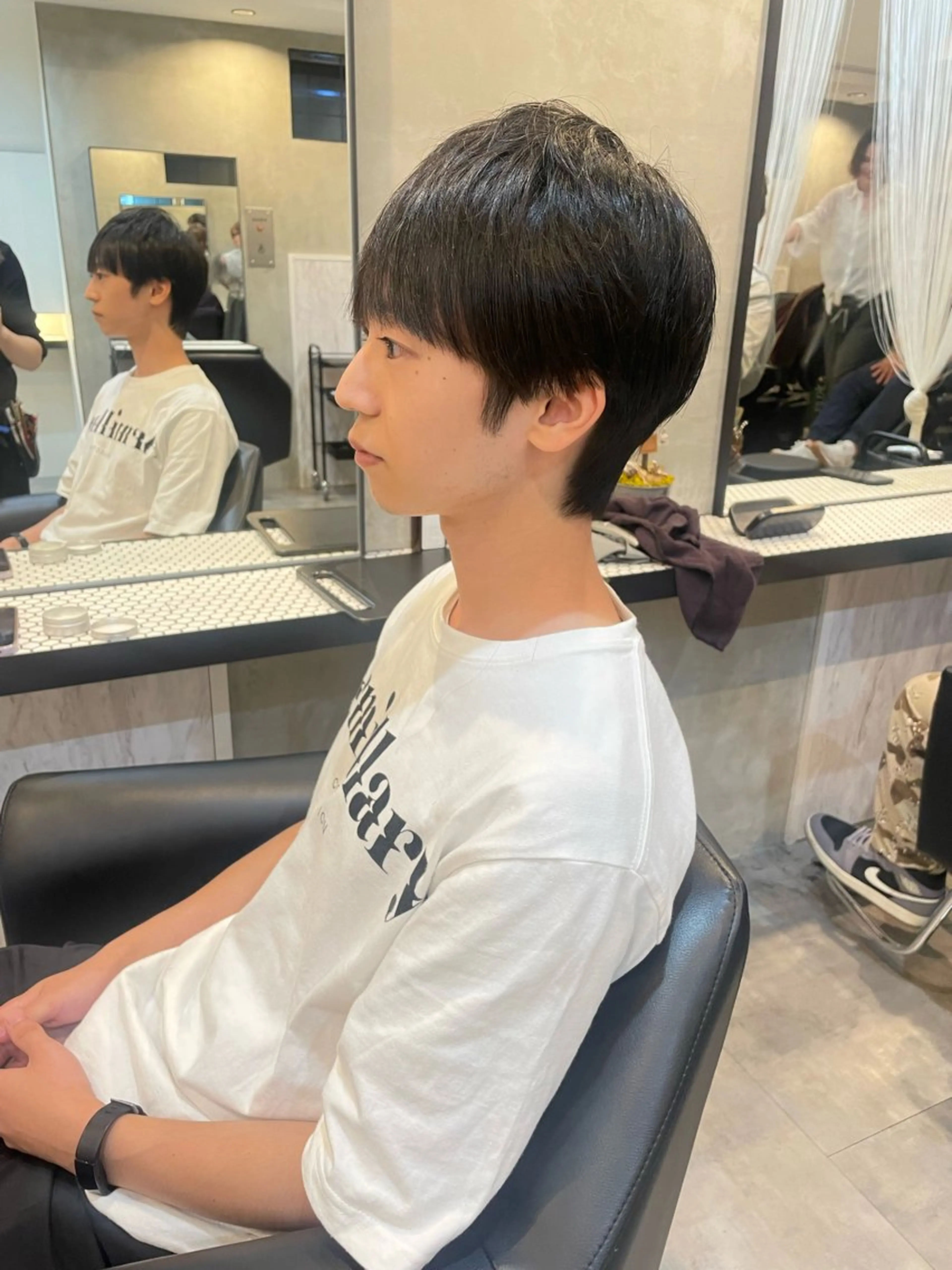 ショート メンズ 渋谷 留菜のヘアスタイル