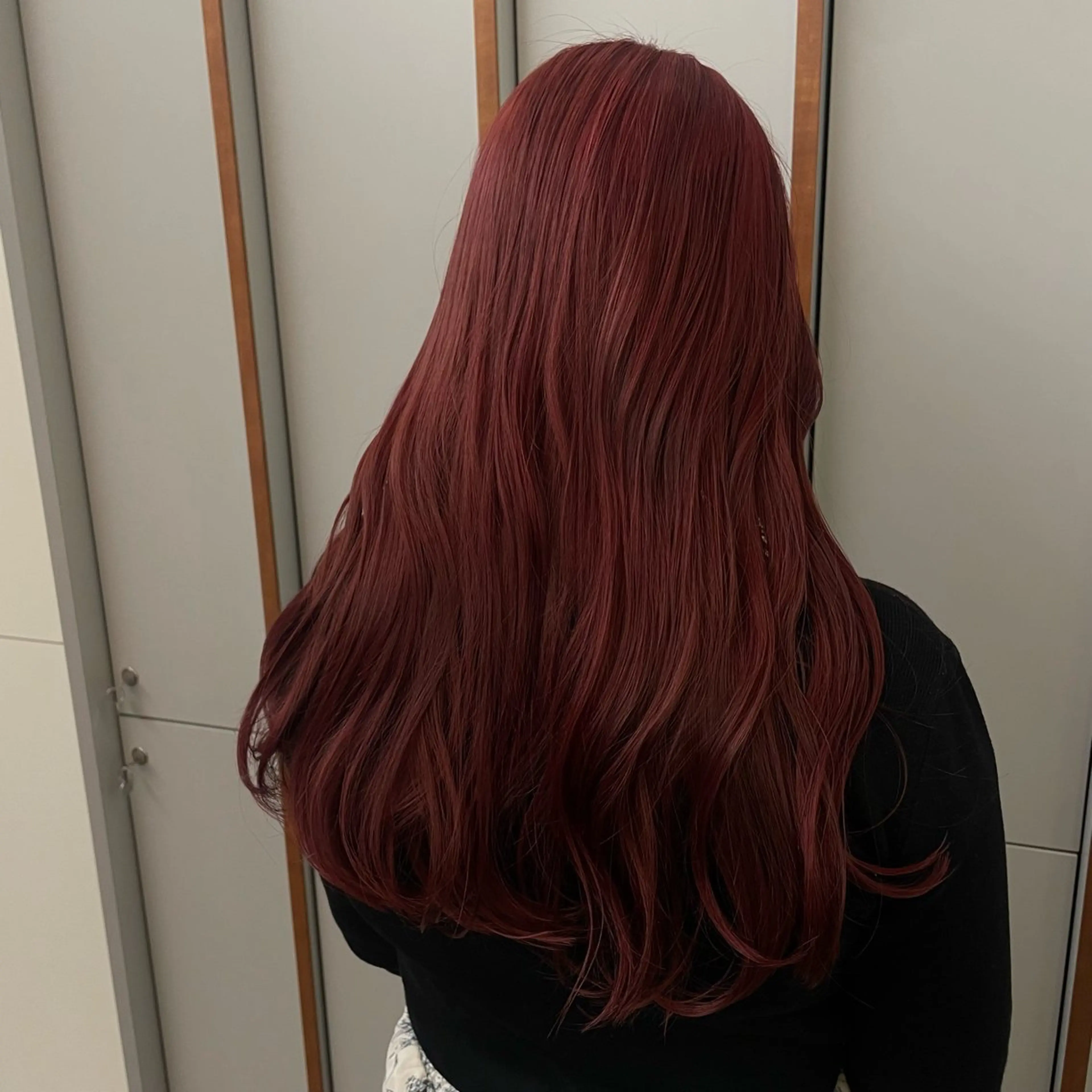 ロング カラー ベージュカラー ブリーチ 透明感カラー ダブルカラー ヘアカラー トリートメント ブリーチ/レイヤー 🌻Mutsumiのヘアスタイル