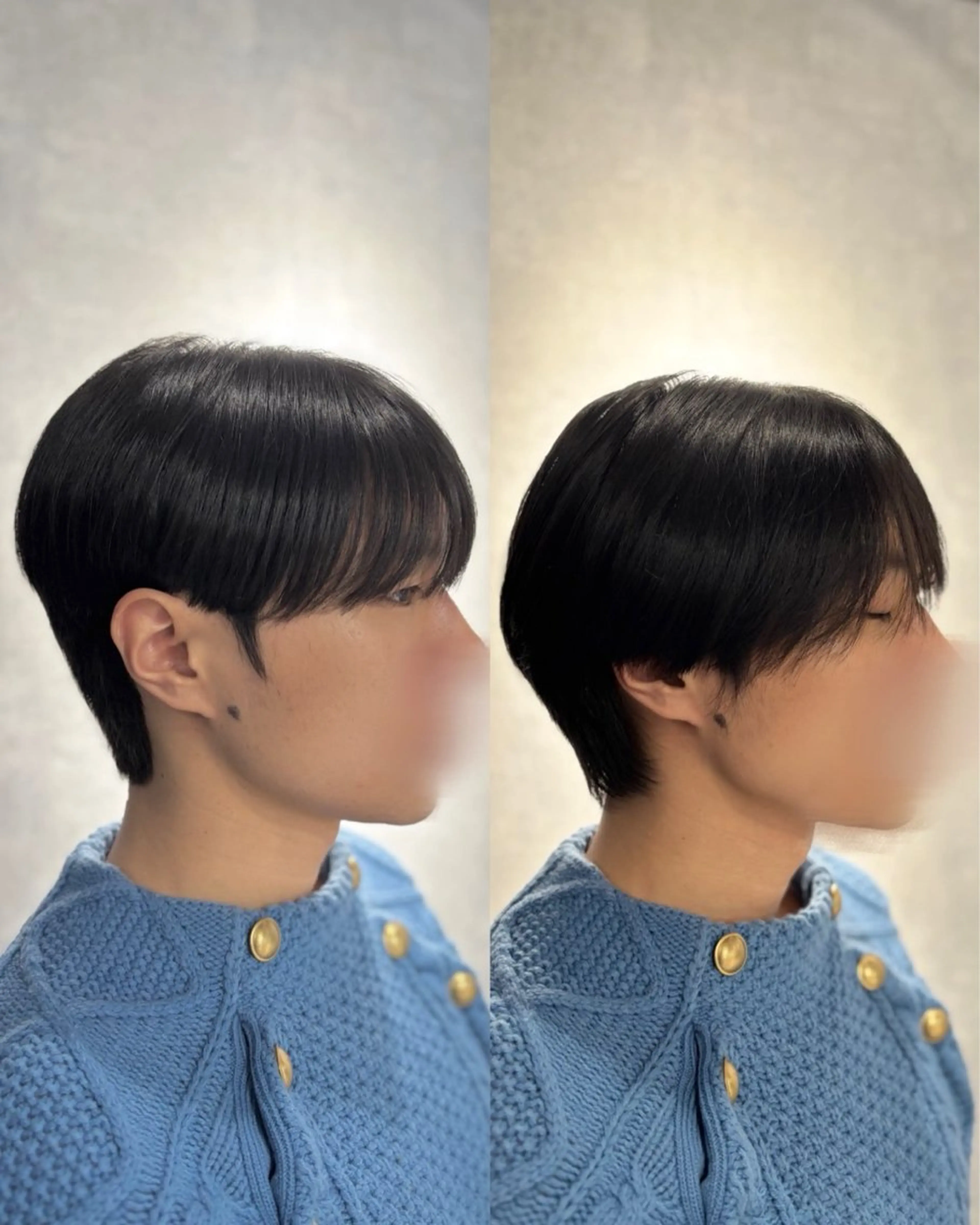 ショート パーマ メンズ カット パーマ 韓国メンズヘア/ ダウンパーマ/歩夢のヘアスタイル