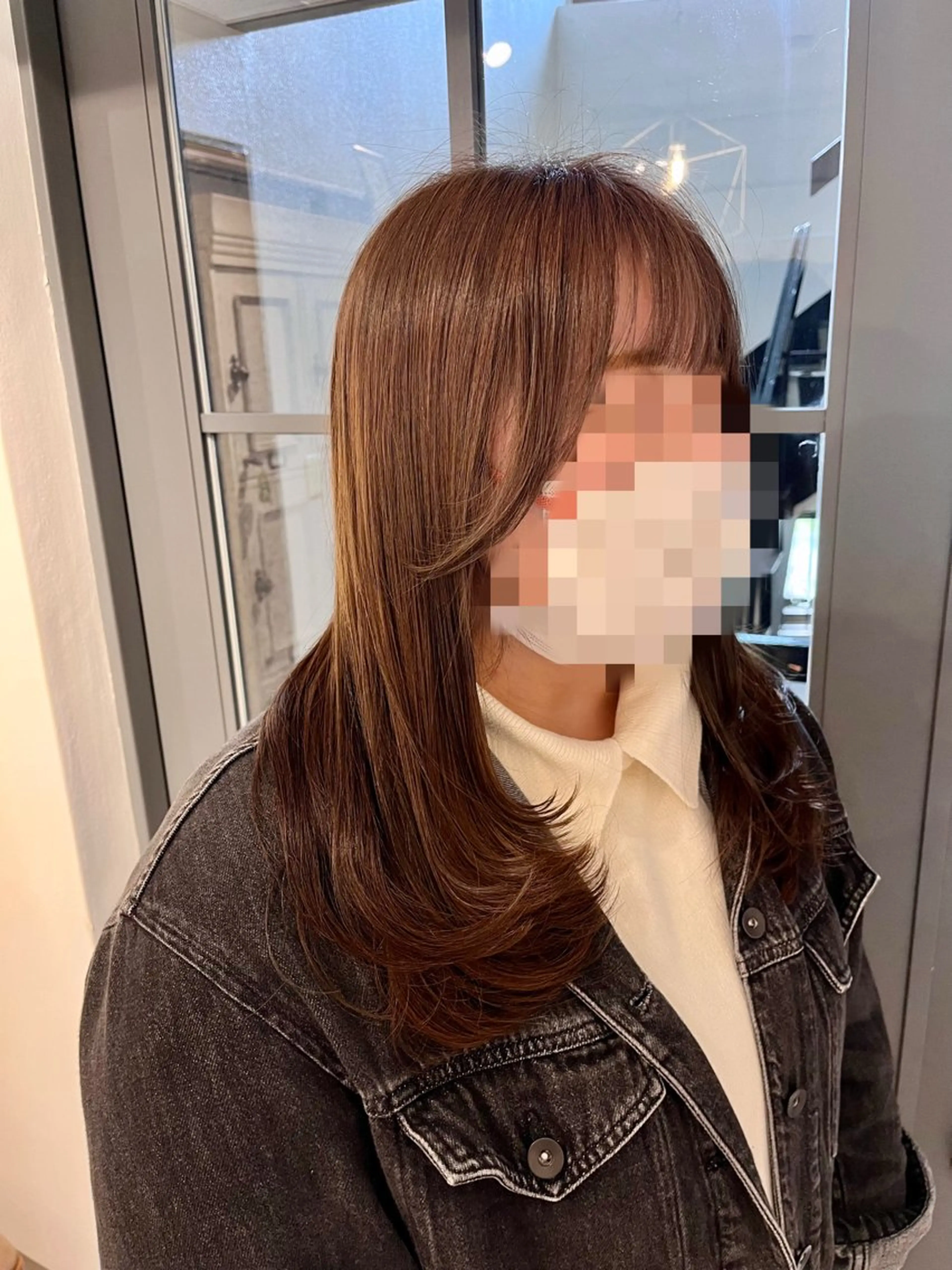 ロング レイヤーカット カット CreBiA🫧名駅 馬場のヘアスタイル