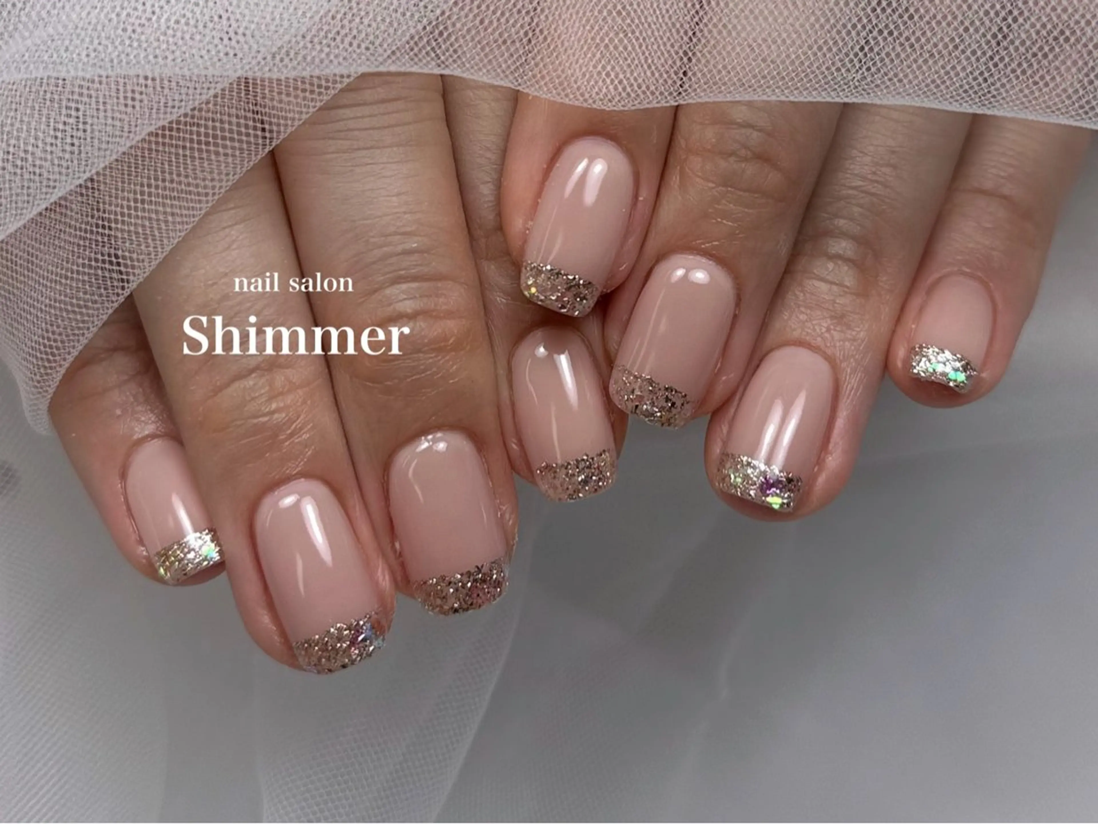 ネイル ハンドネイル Shimmer Risaのネイルデザイン