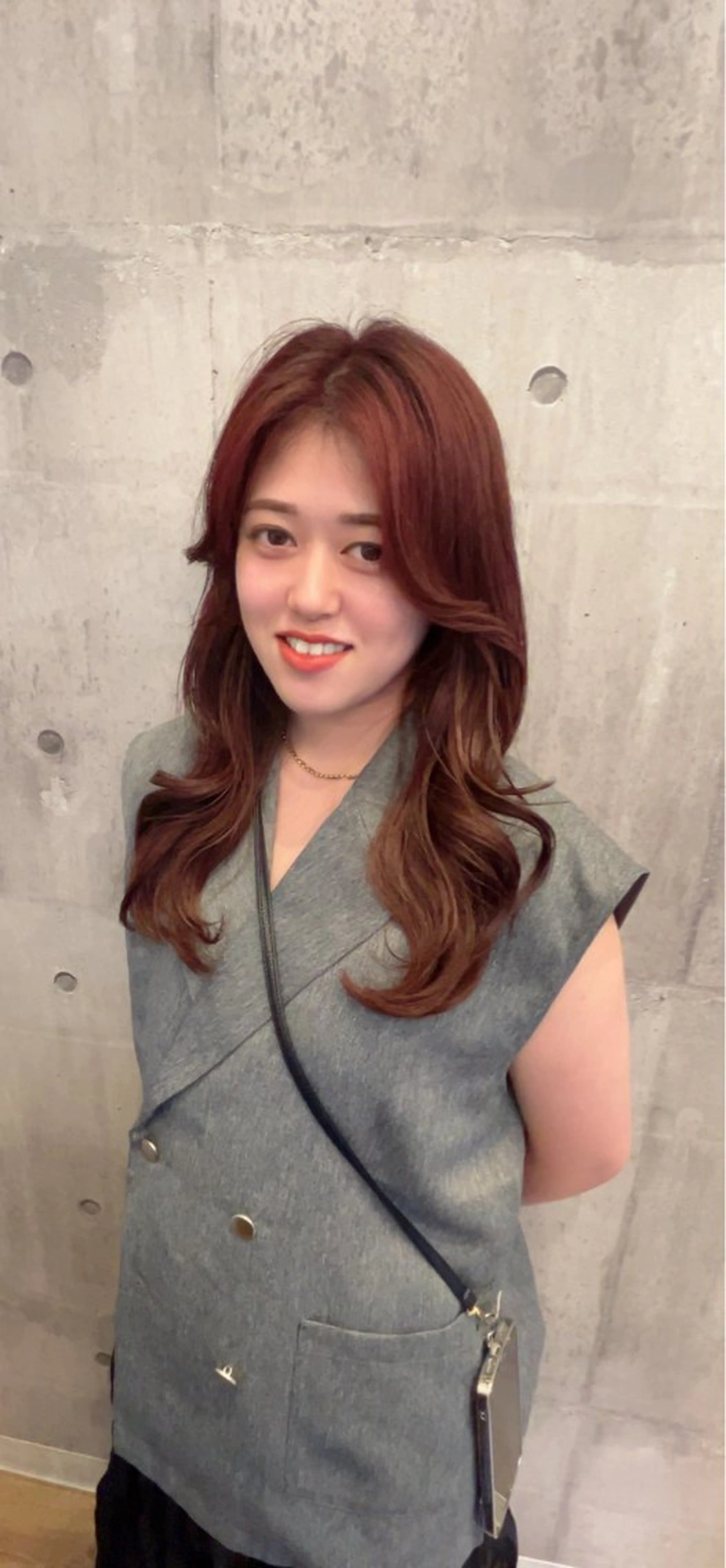 ロング 韓国風ヘア レイヤーカット mai /attraのヘアスタイル