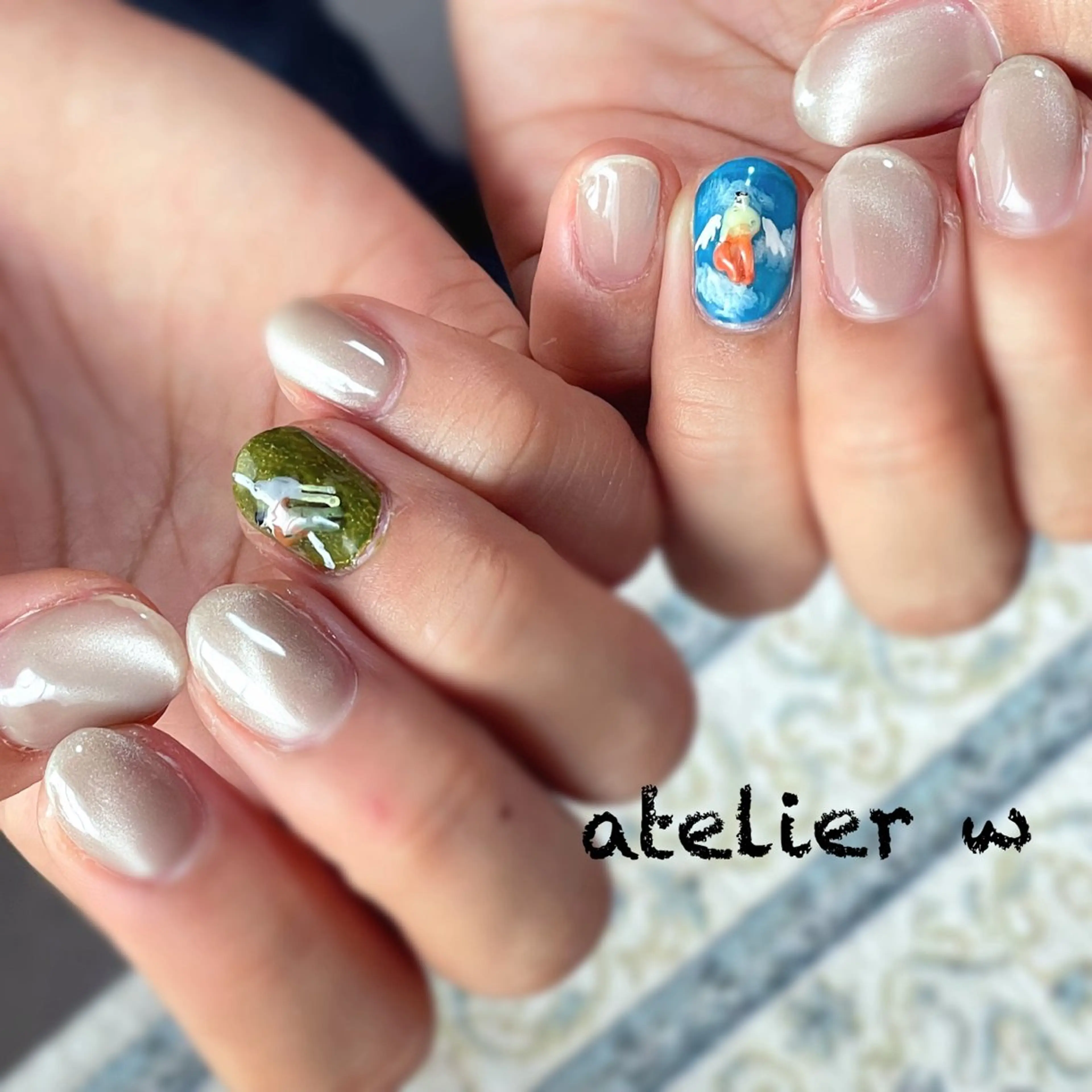 ネイル ハンドネイル atelier w/tetoro所属・高橋 わかなのネイルデザイン