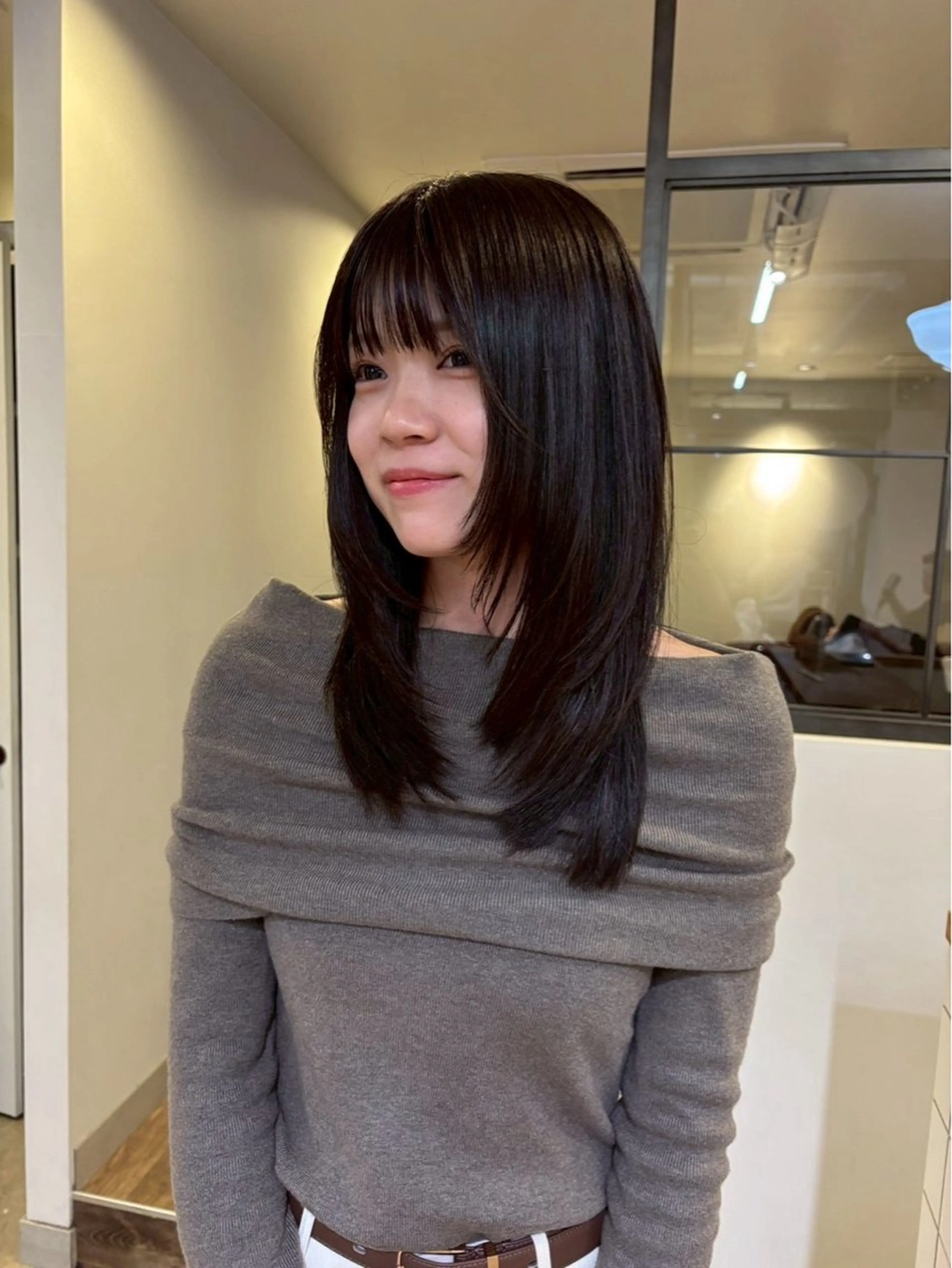 カラー miku/天神 艶カラーのヘアスタイル