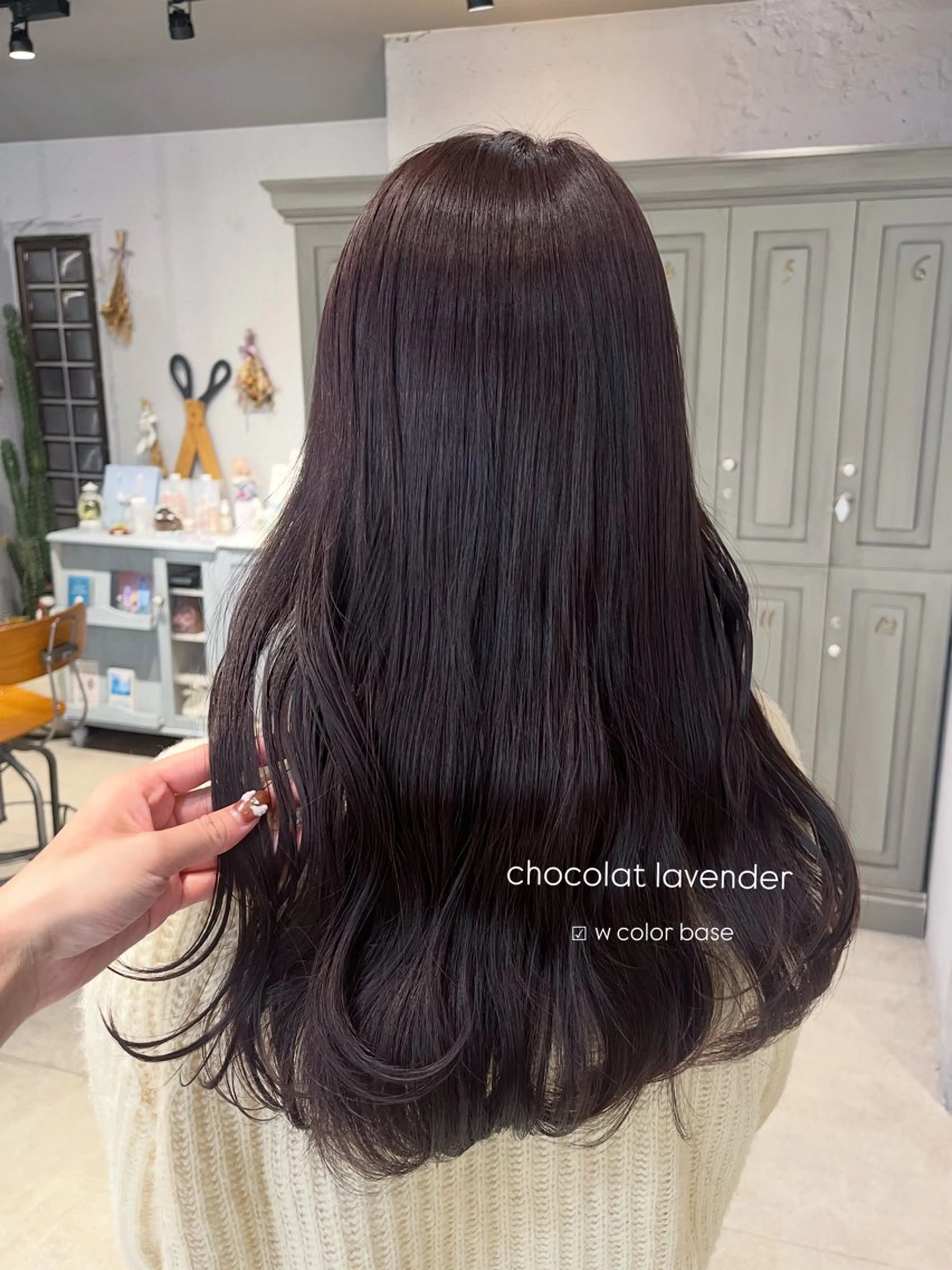 セミロング cache cache所属・🩰無料カットモデル /5cm以上/桃🍨のヘアスタイル