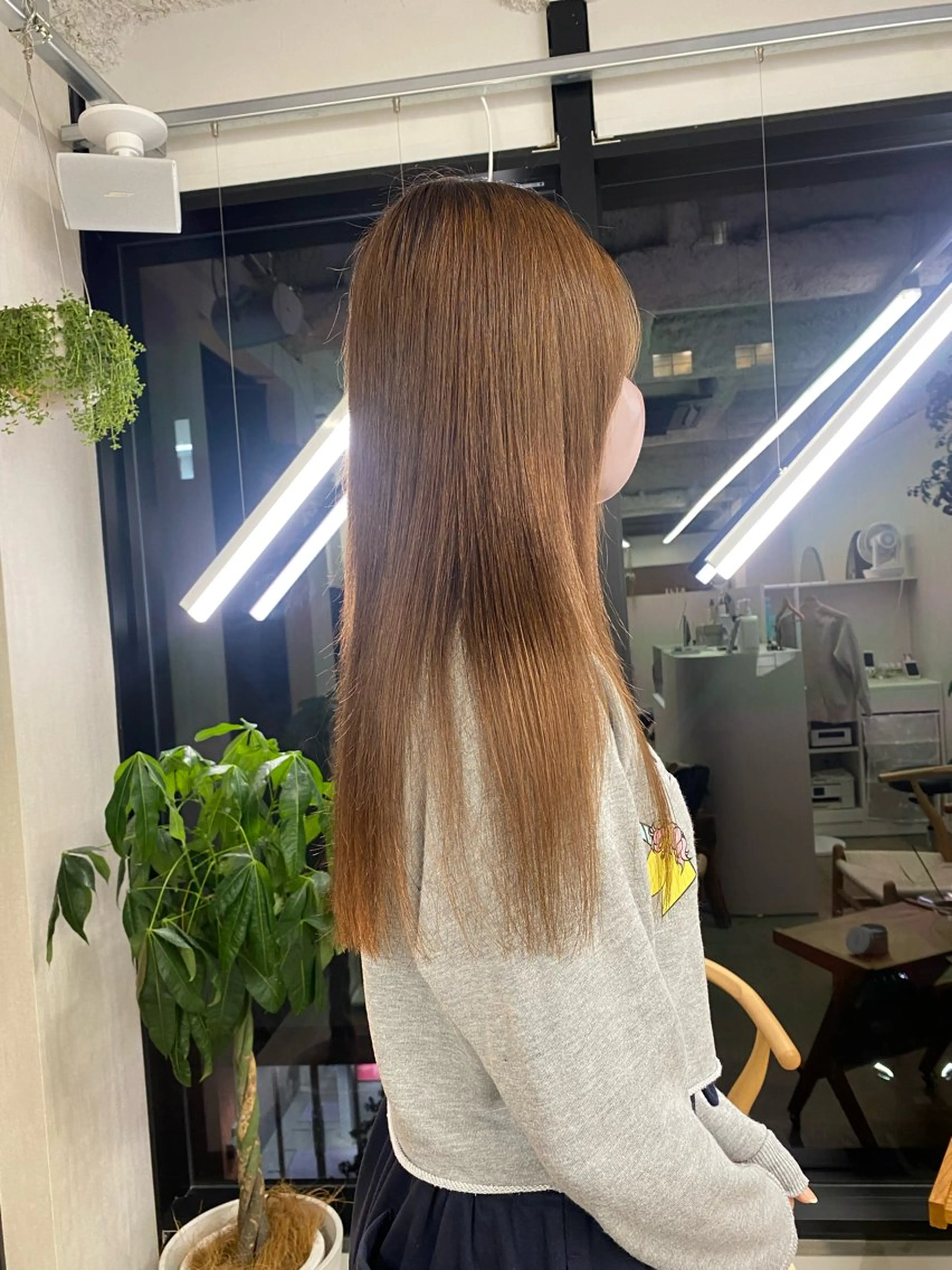 セミロング カット kiji所属・kiji NAHO/ パーマ／久屋大通のヘアスタイル