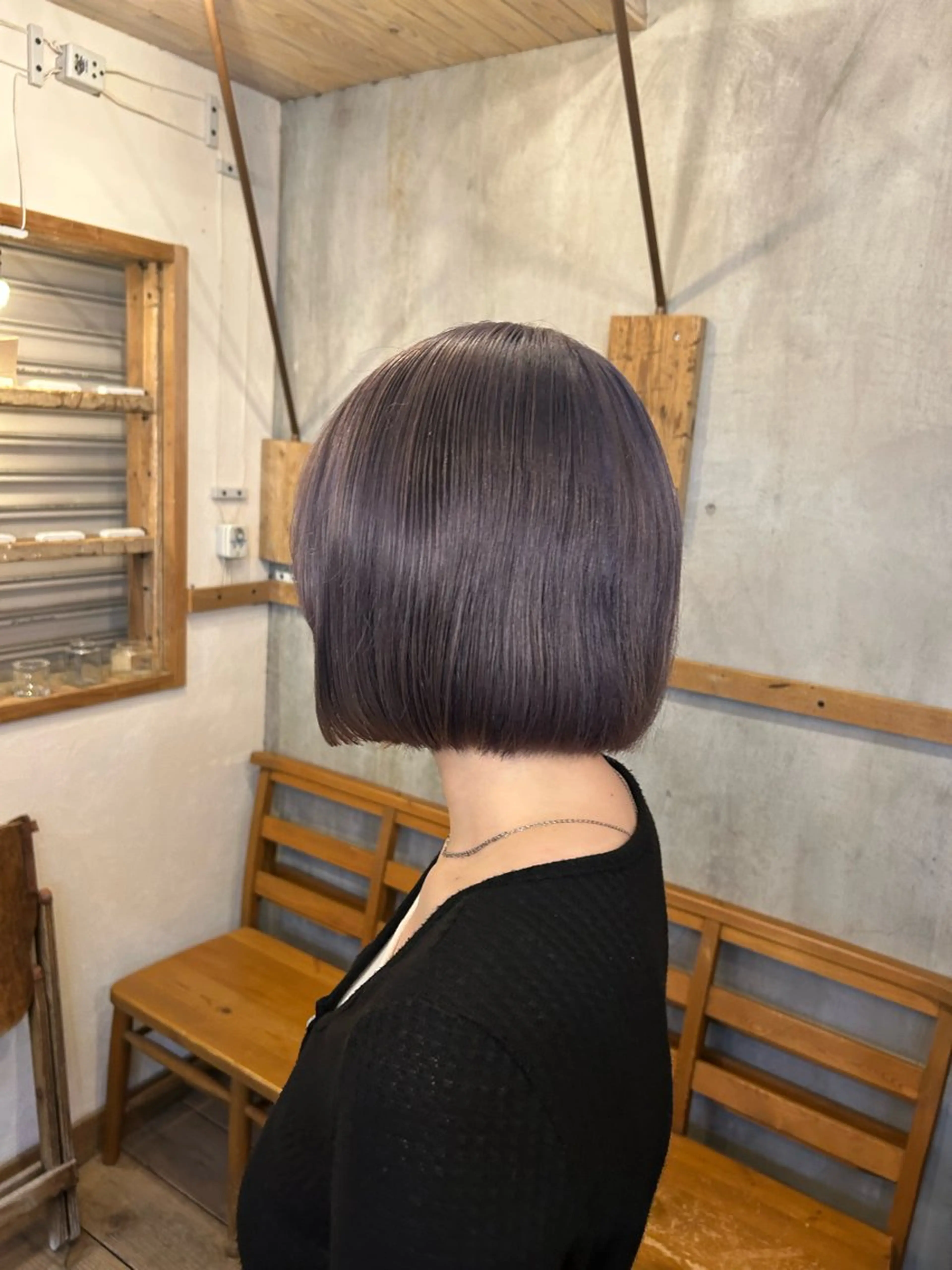 【女性限定】カット 顎下ボブの写真