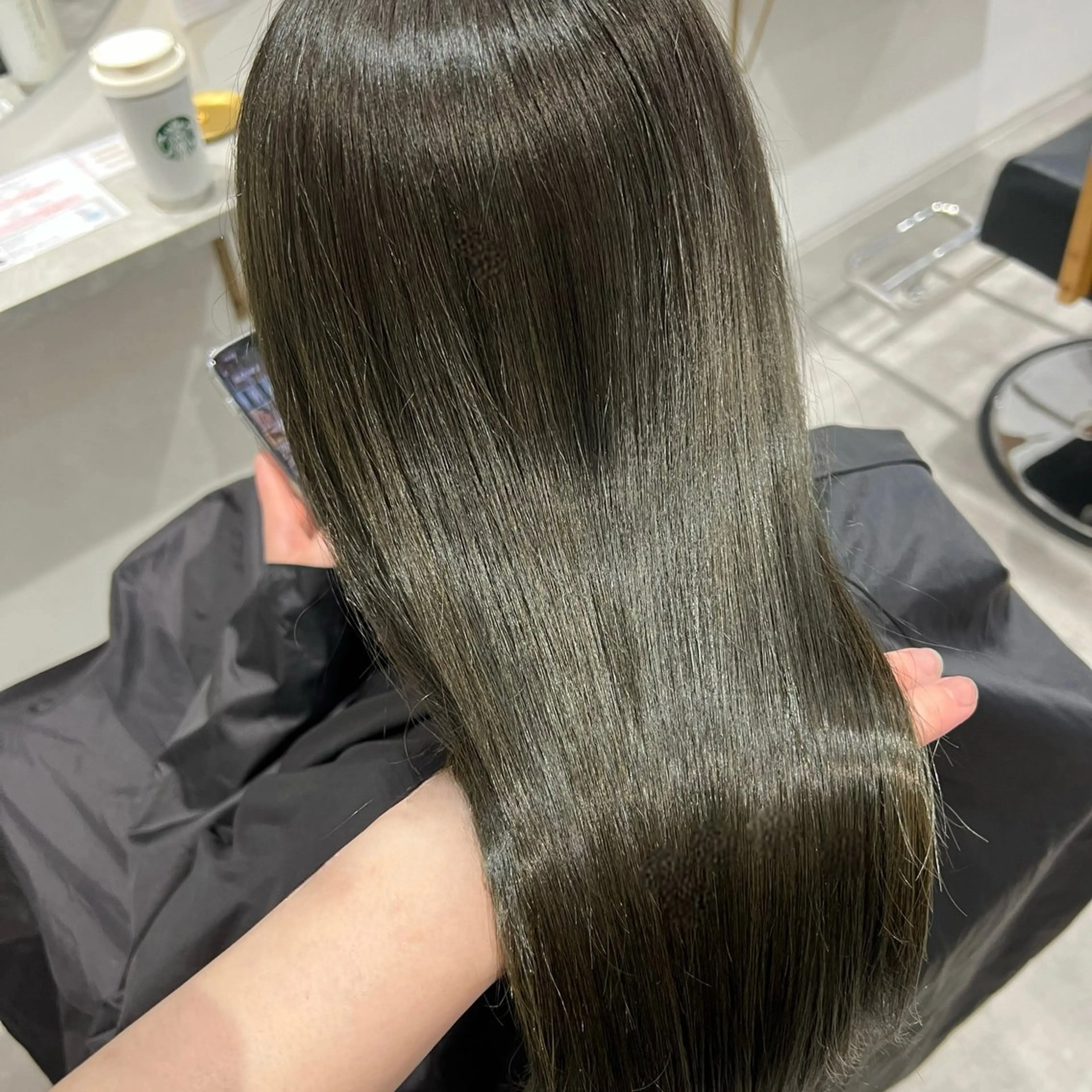 ロング 髪質改善 トリートメント AI TOKYO　S所属・mizuki 【韓国レイヤー】のヘアスタイル