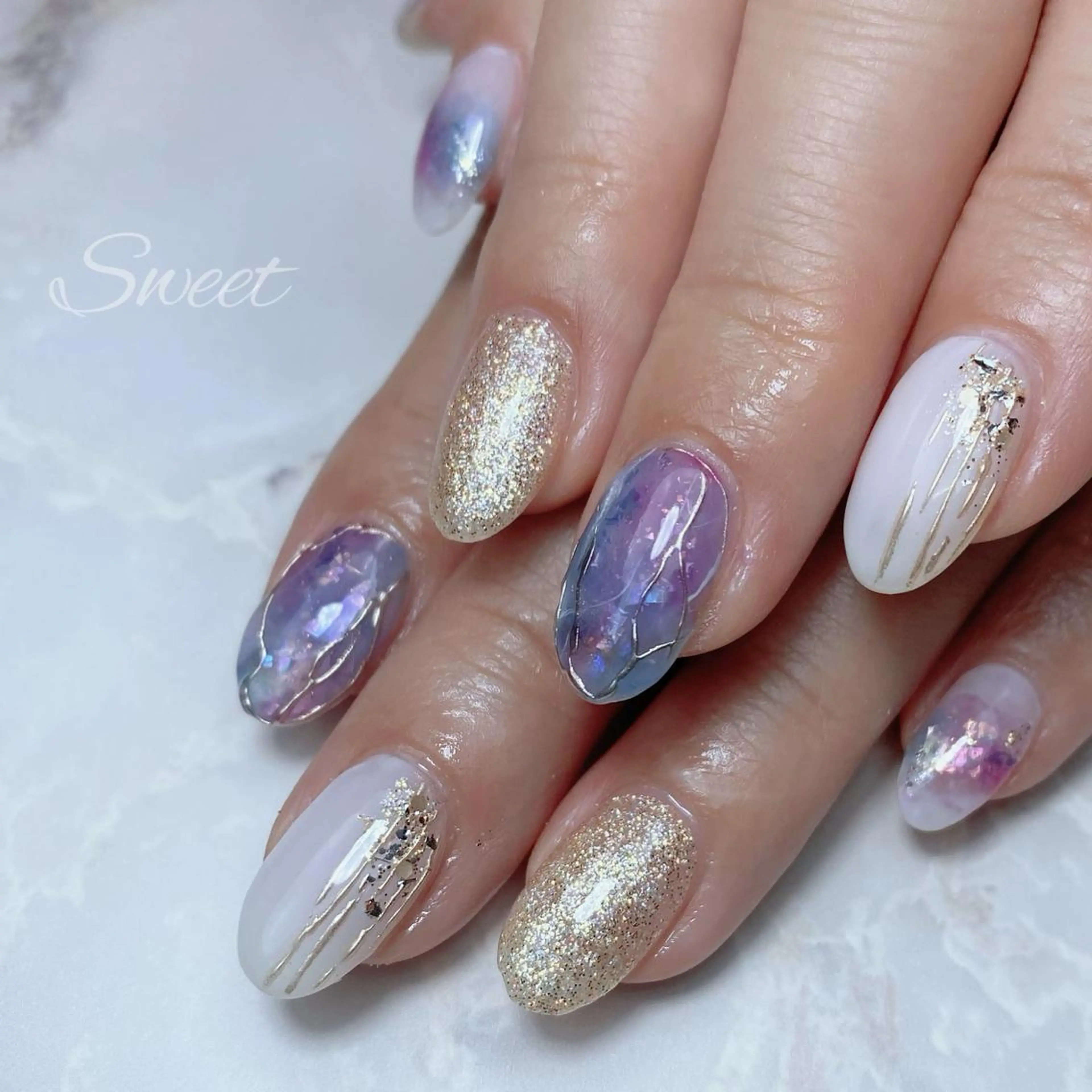 ネイル sweet 仲野陽子のネイルデザイン