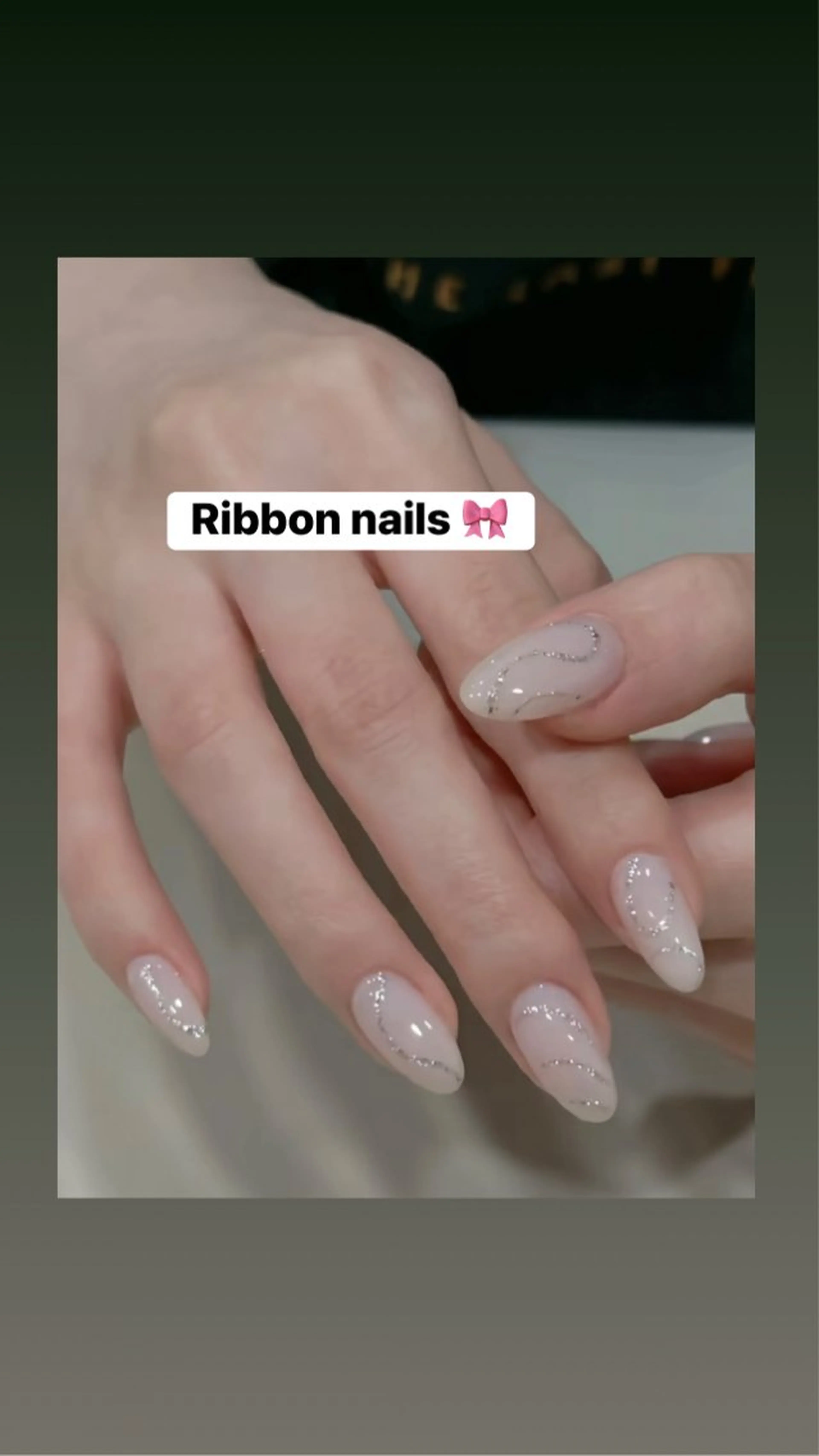 ネイル ジェルネイル パラジェル ネイルチップ Ribbonnail staffのネイルデザイン