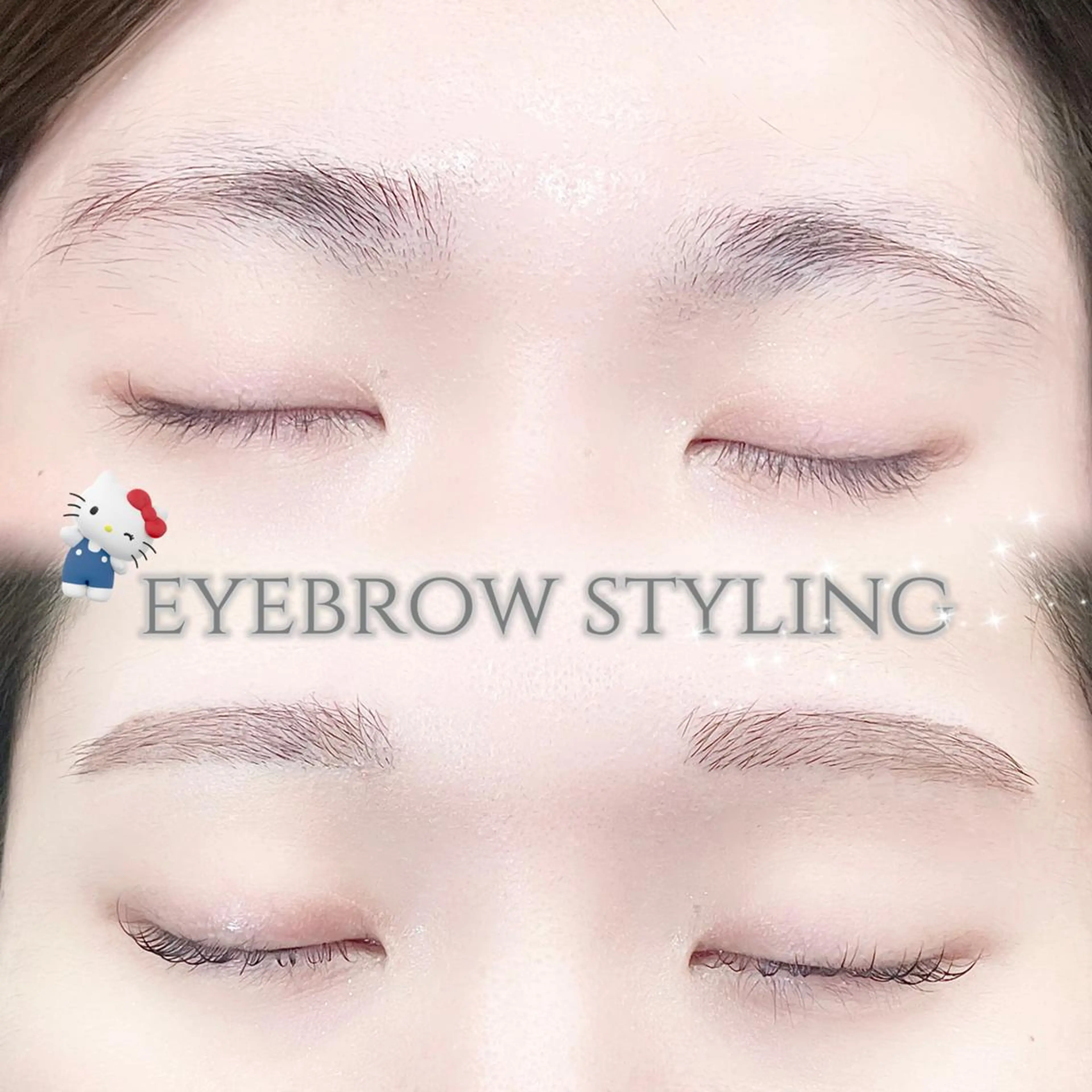 ♥ご新規様限定クーポン💭LA発美眉スタイリング✨アイブロウWAX脱毛＋眉メイク仕上げ💄の写真