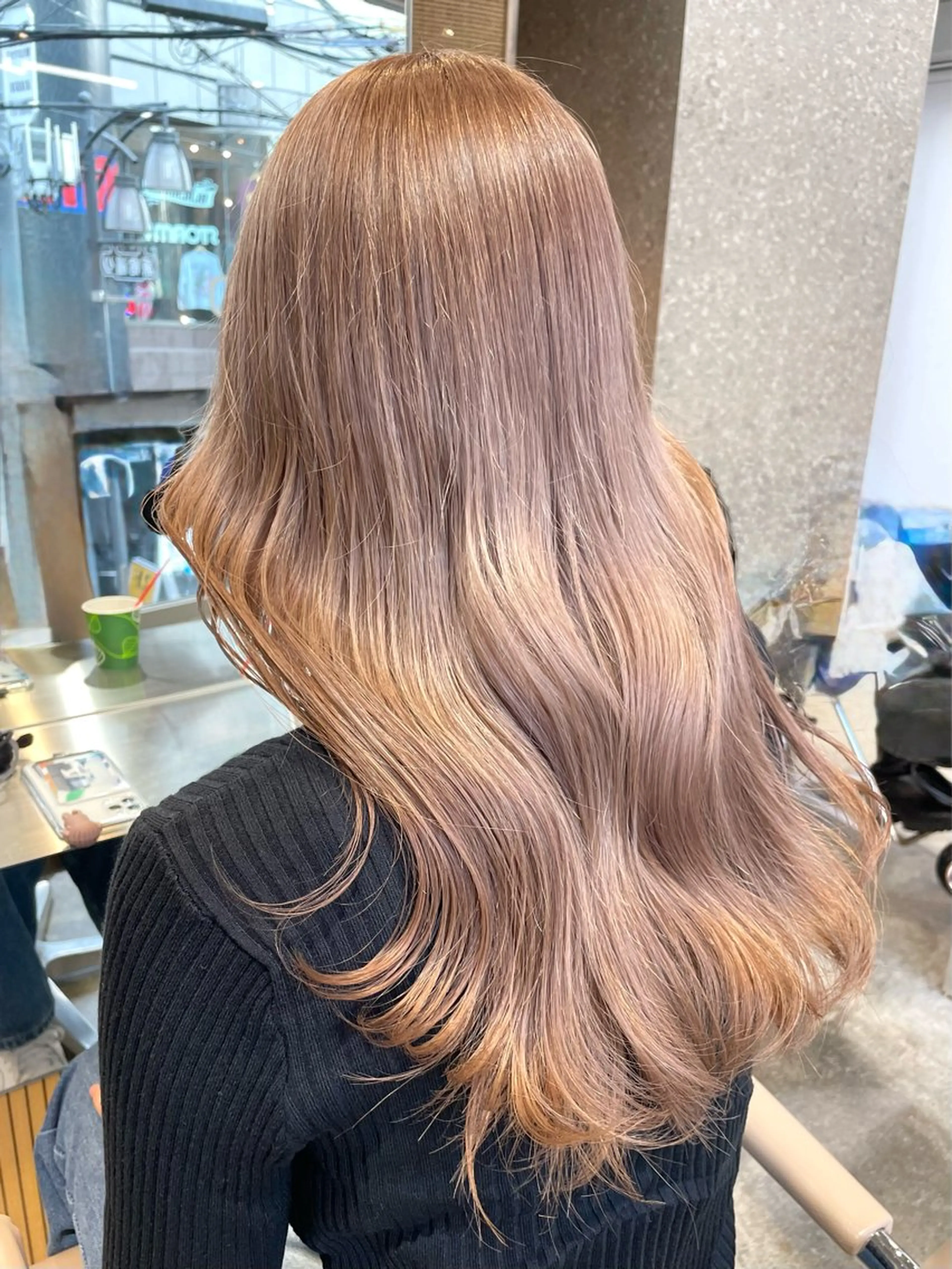 ロング カラー 🐯ミルクティーベー ジュ/大雅🐯のヘアスタイル