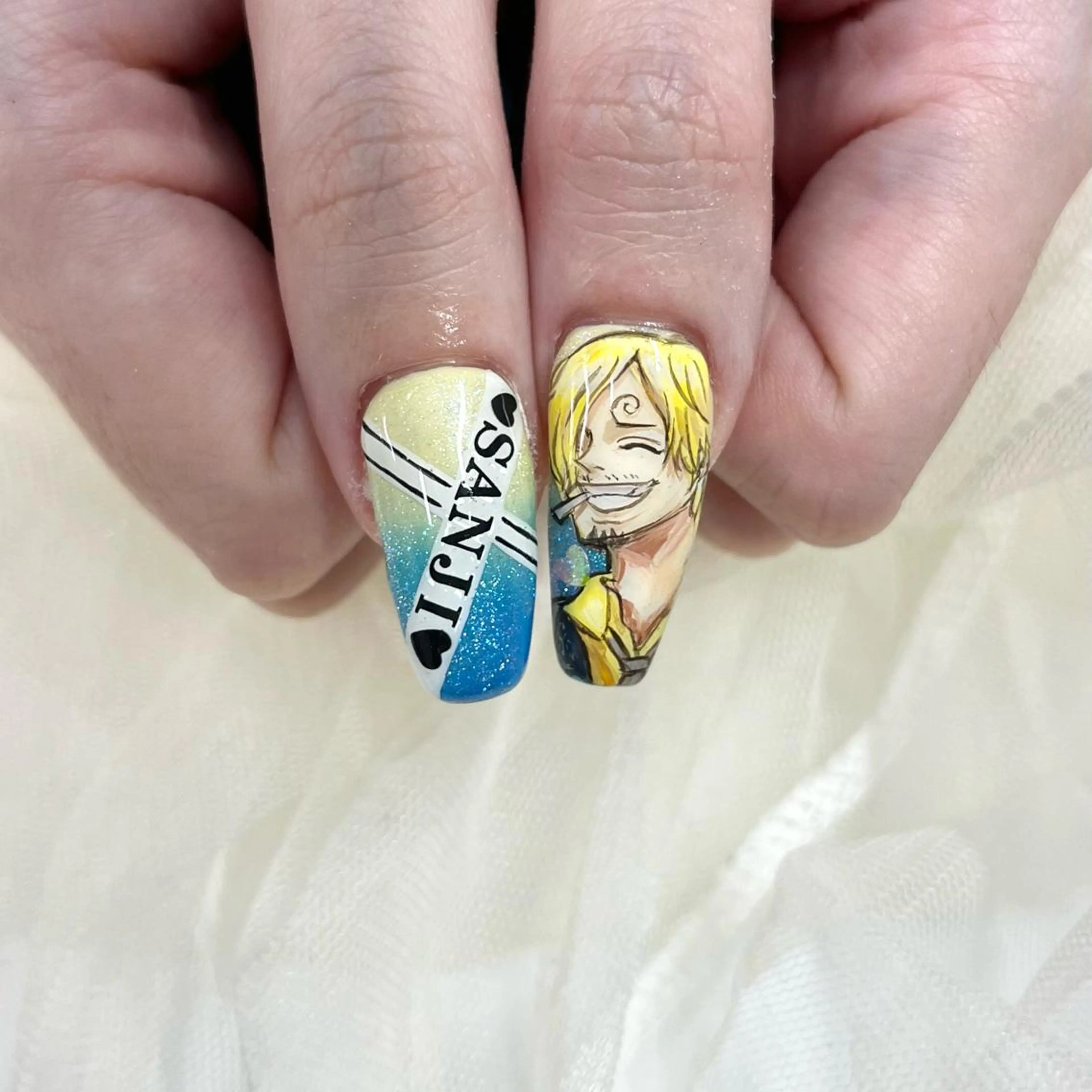 ロング ハンドネイル 池袋痛ネイル Nok. 渡辺のネイルデザイン