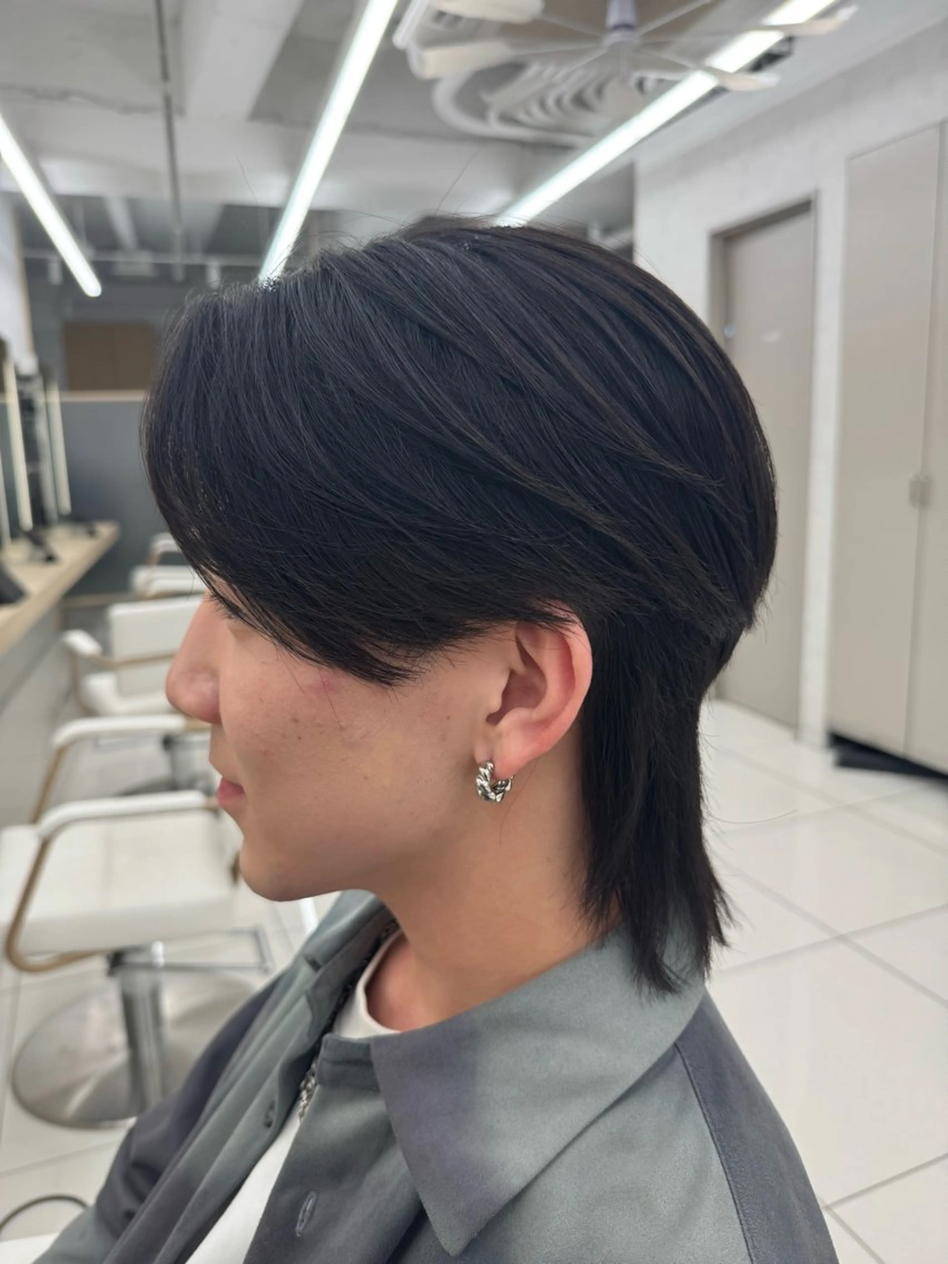 メンズ 顔まわりカット/ カラー/西野和裕のヘアスタイル