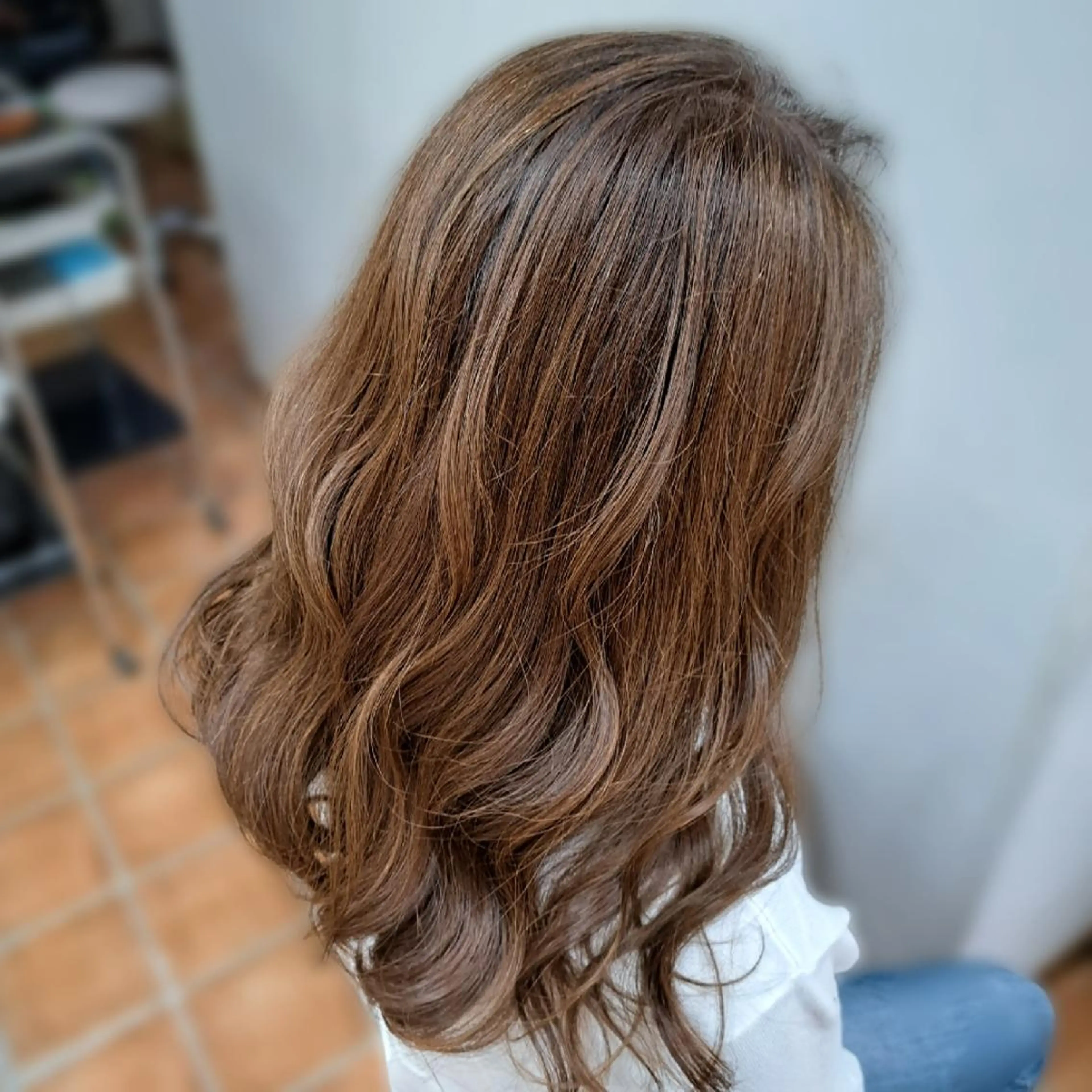 ロング カラー 💜𝑳𝑼𝑵𝑨 🌻母良田愛美🌻のヘアスタイル