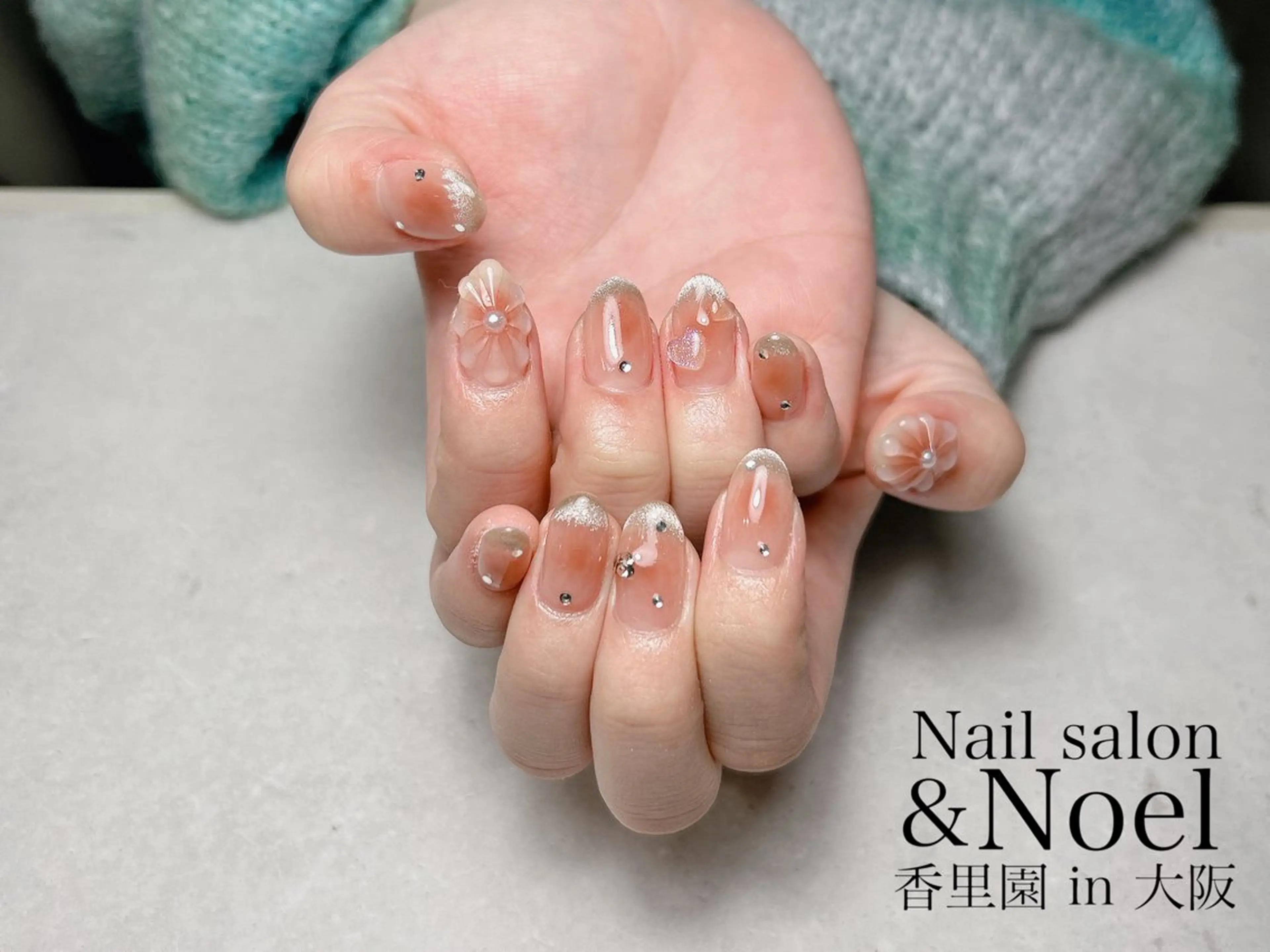 ネイル ハンドネイル Nailsalon  &Noel所属・もも 🍑のネイルデザイン
