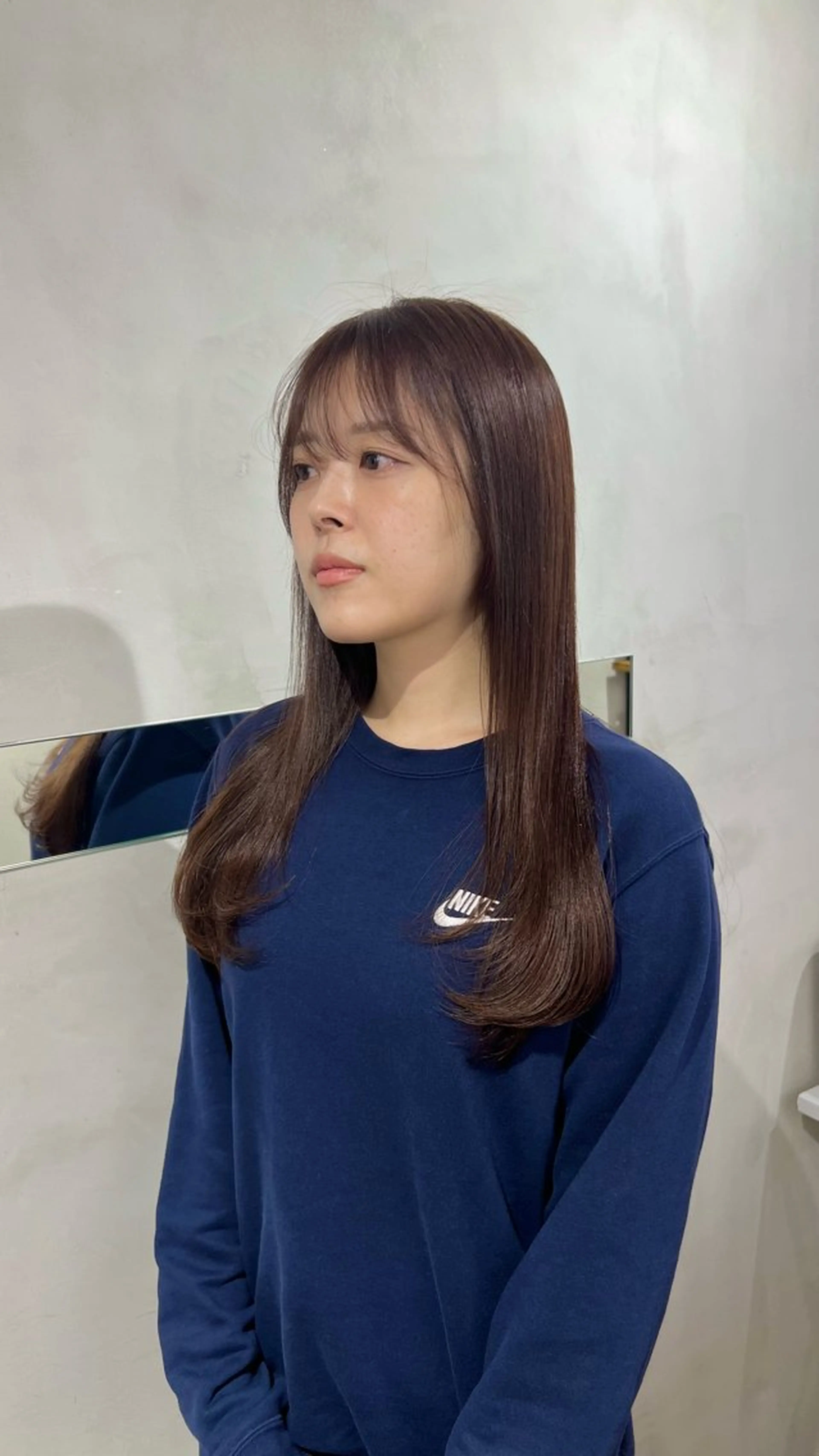 セミロング カラー ヘアカラー Garland 表参道所属・ミディアムレイヤー/ 艶カラー🎀 emiのヘアスタイル