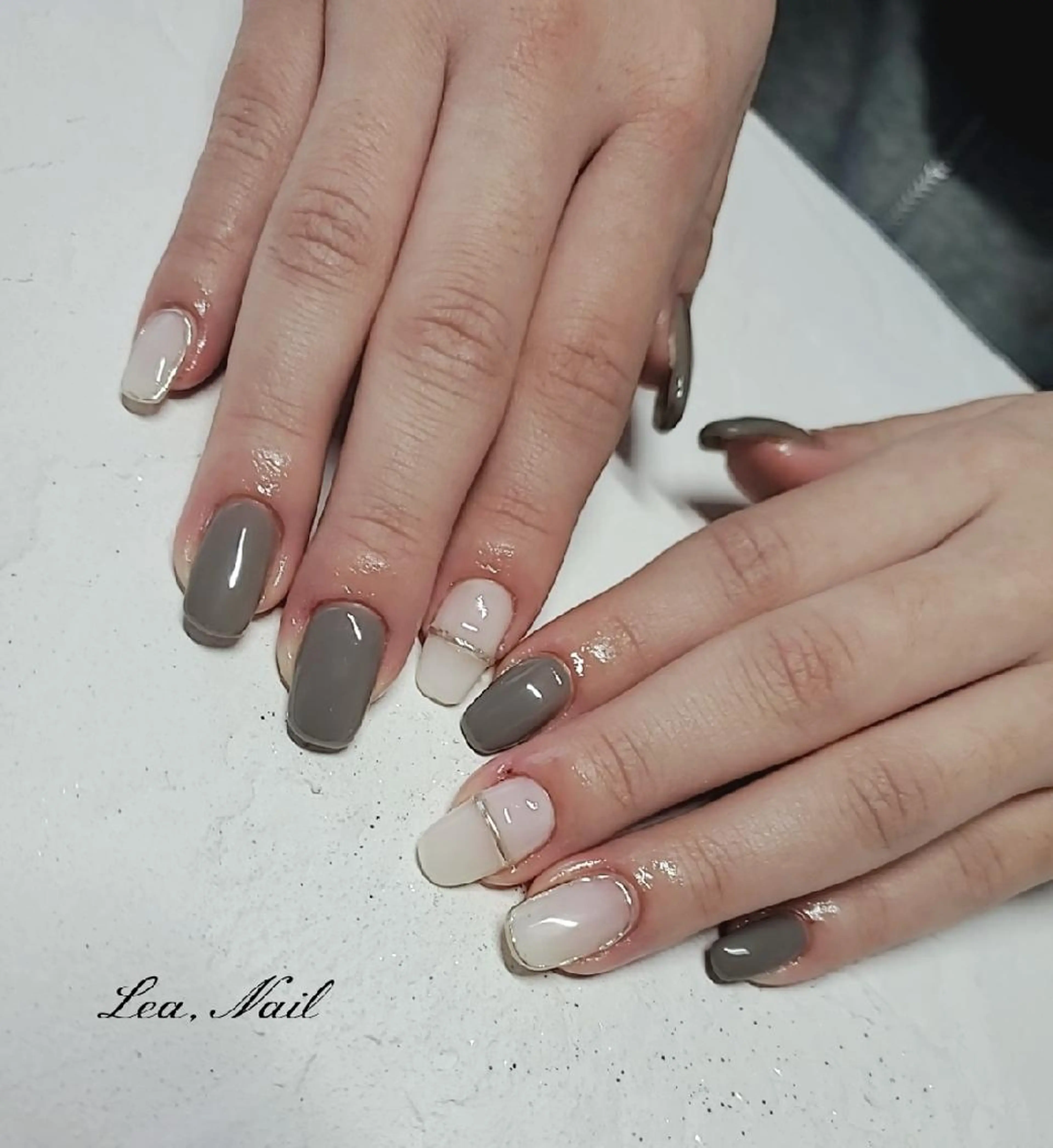 ネイル アートネイル 持ち込み ハンドネイル Lea,Nail所属・松橋 愛のネイルデザイン