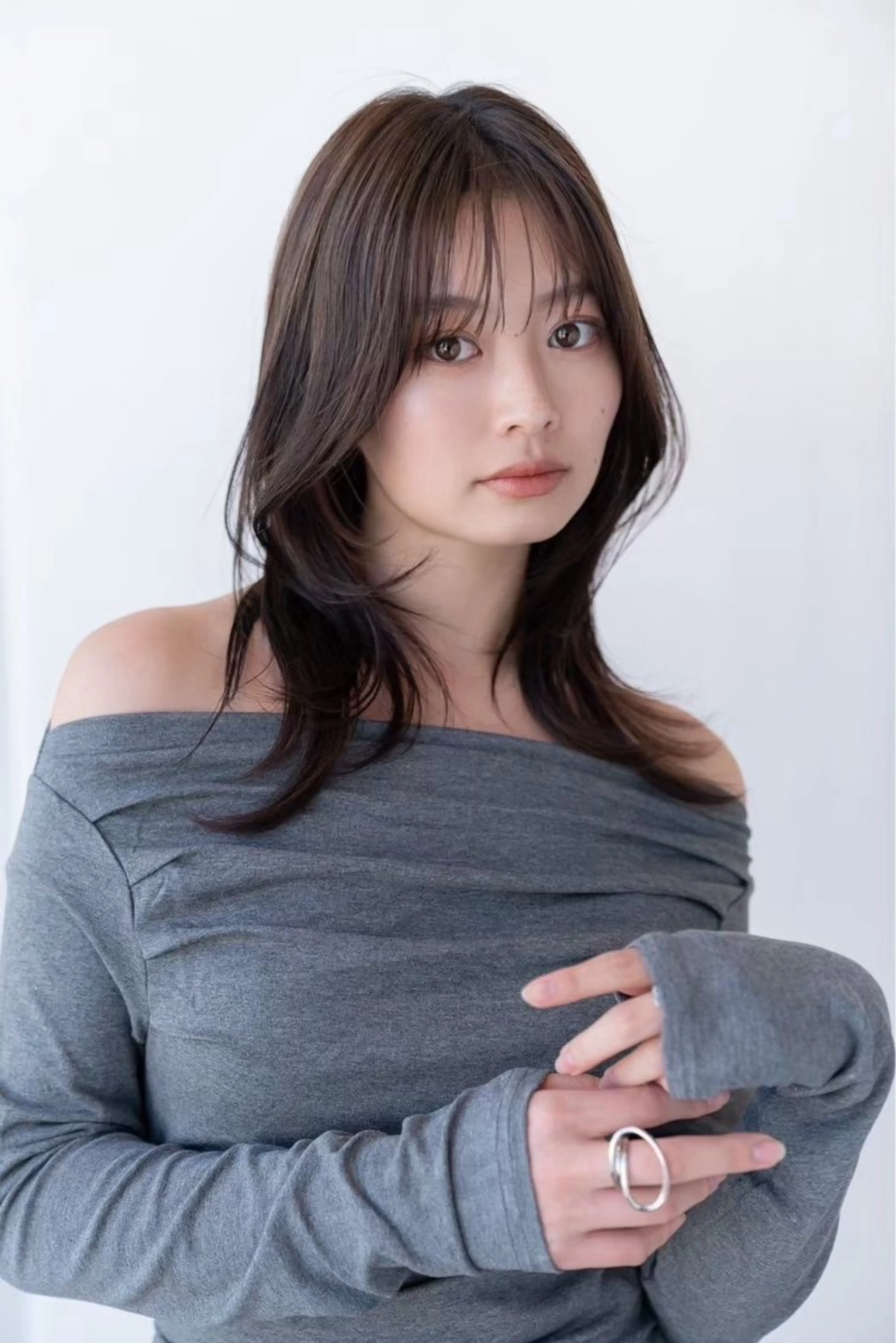 セミロング カット トリートメント ヘッドスパ ヘアセット HAVANA所属・立川美容師✨️❤️ まゆかのヘアスタイル