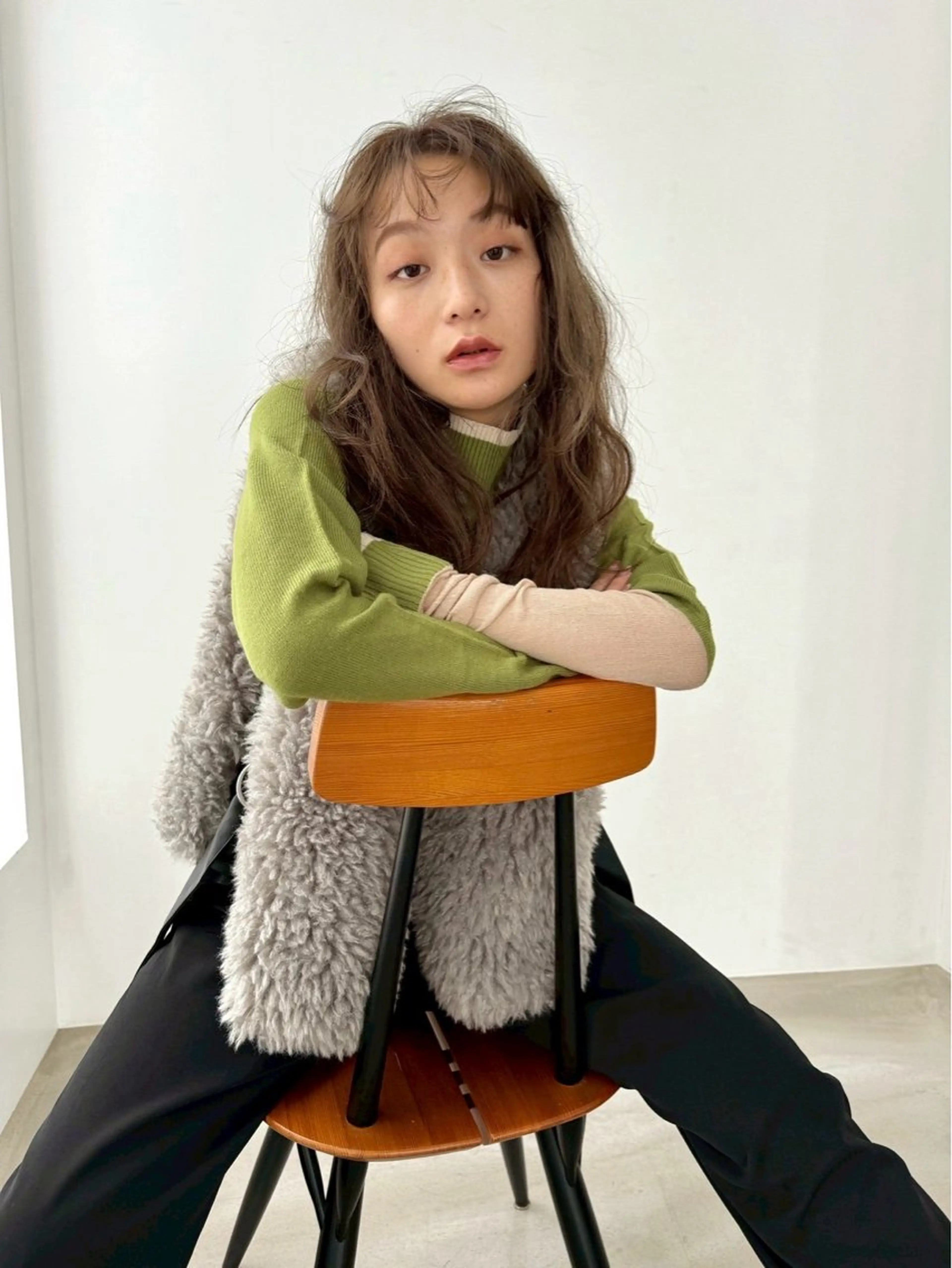 ロング カラー カラーモデル🪄/ 艶カラー/フミナのヘアスタイル