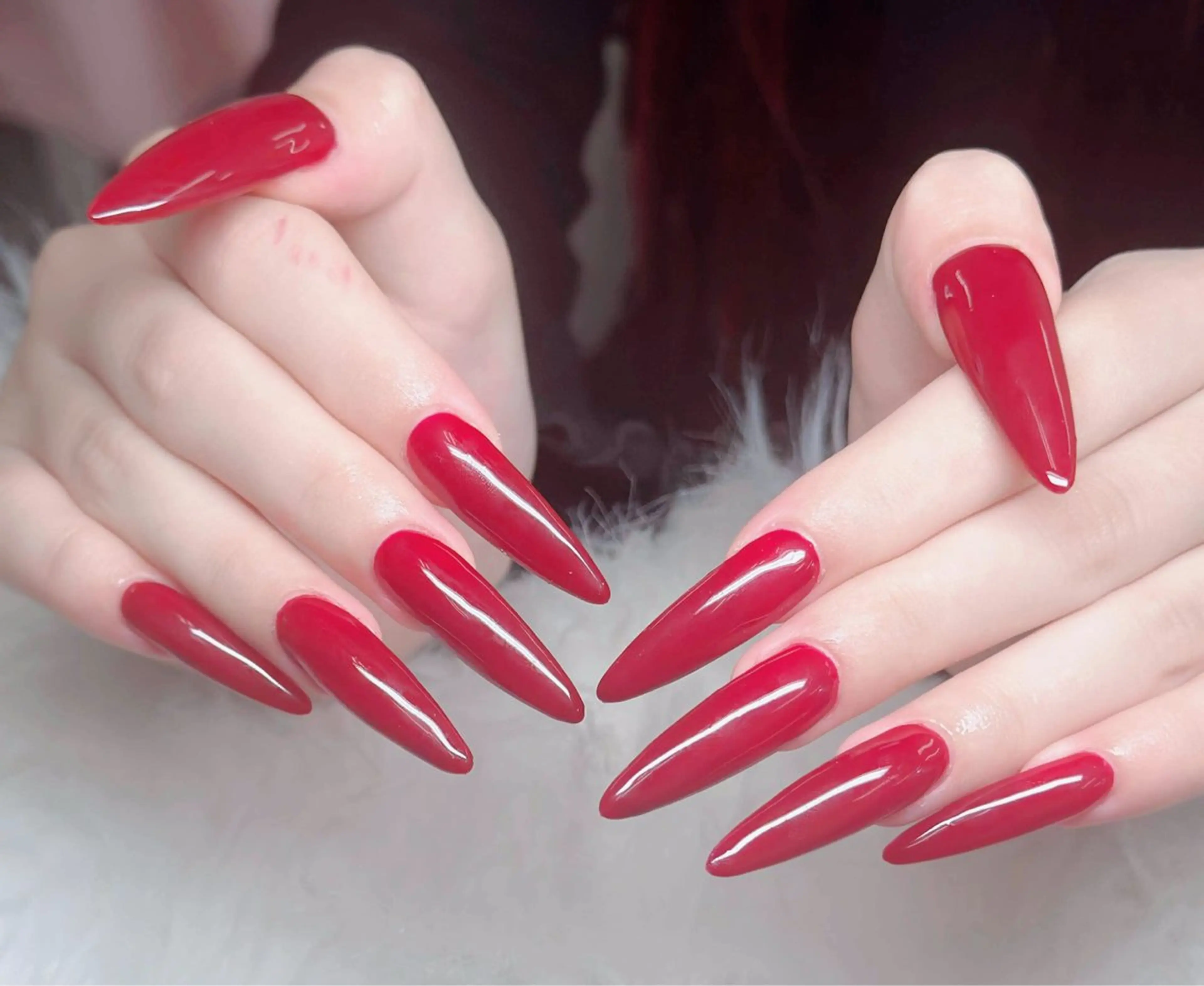 ネイル オーロラネイル クリアネイル フラッシュネイル ジェルネイル グラデーション ハンドネイル Amee Nail Salonのネイルデザイン