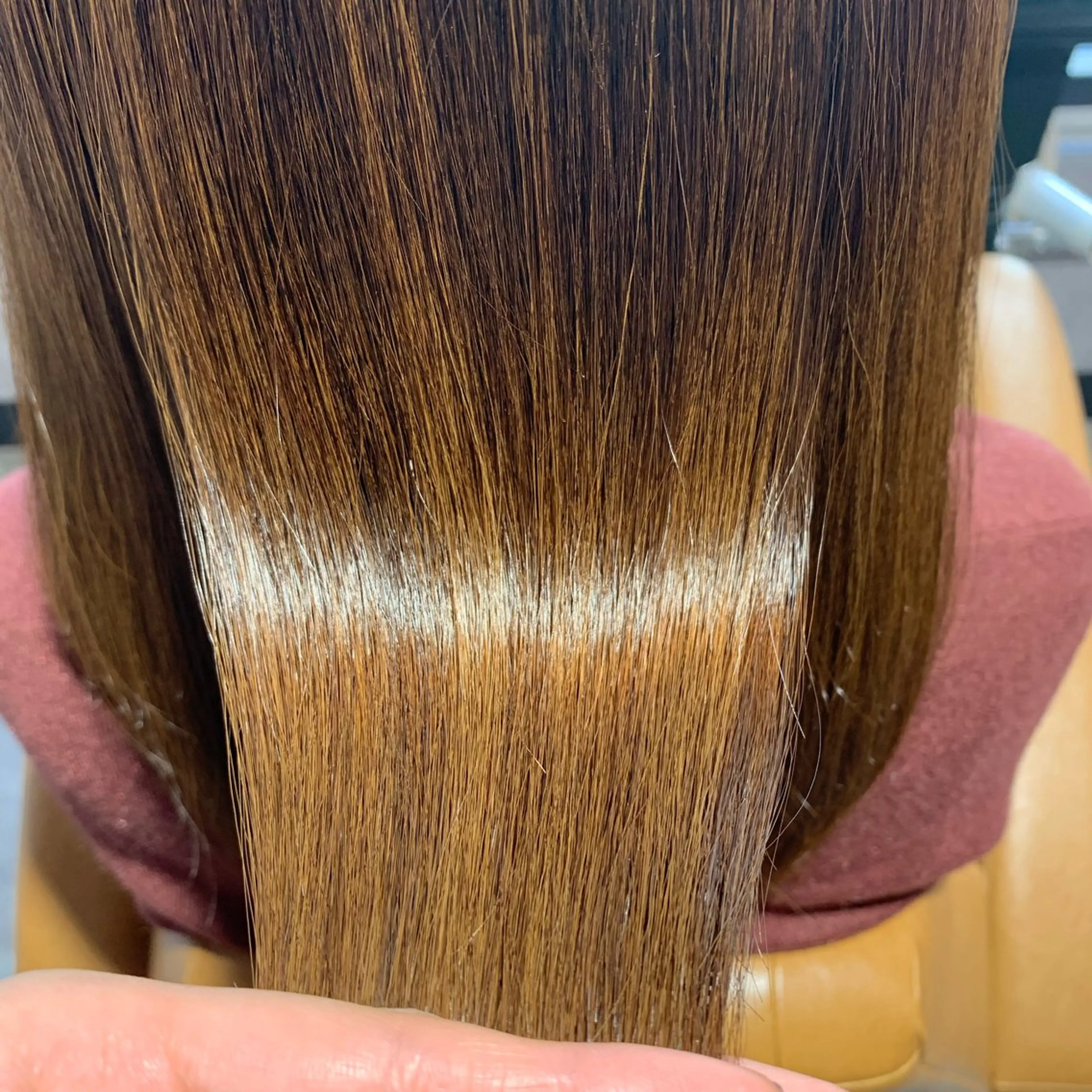 セミロング カラー カット 縮毛矯正 トリートメント stylist/ボブ ことの/韓国レイヤーのヘアスタイル