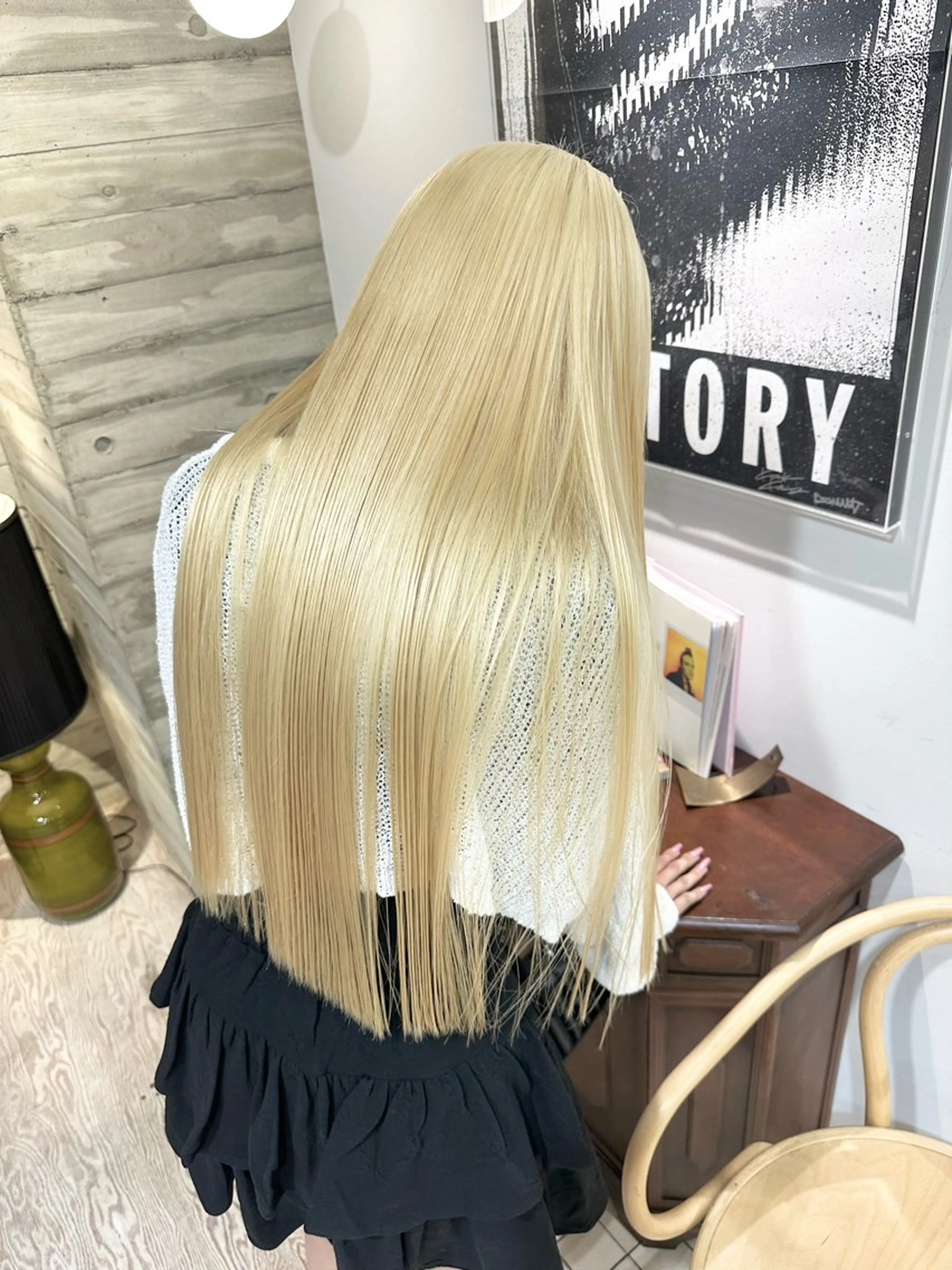 ロング カラー ヘアカラー トリートメント kai .のヘアスタイル