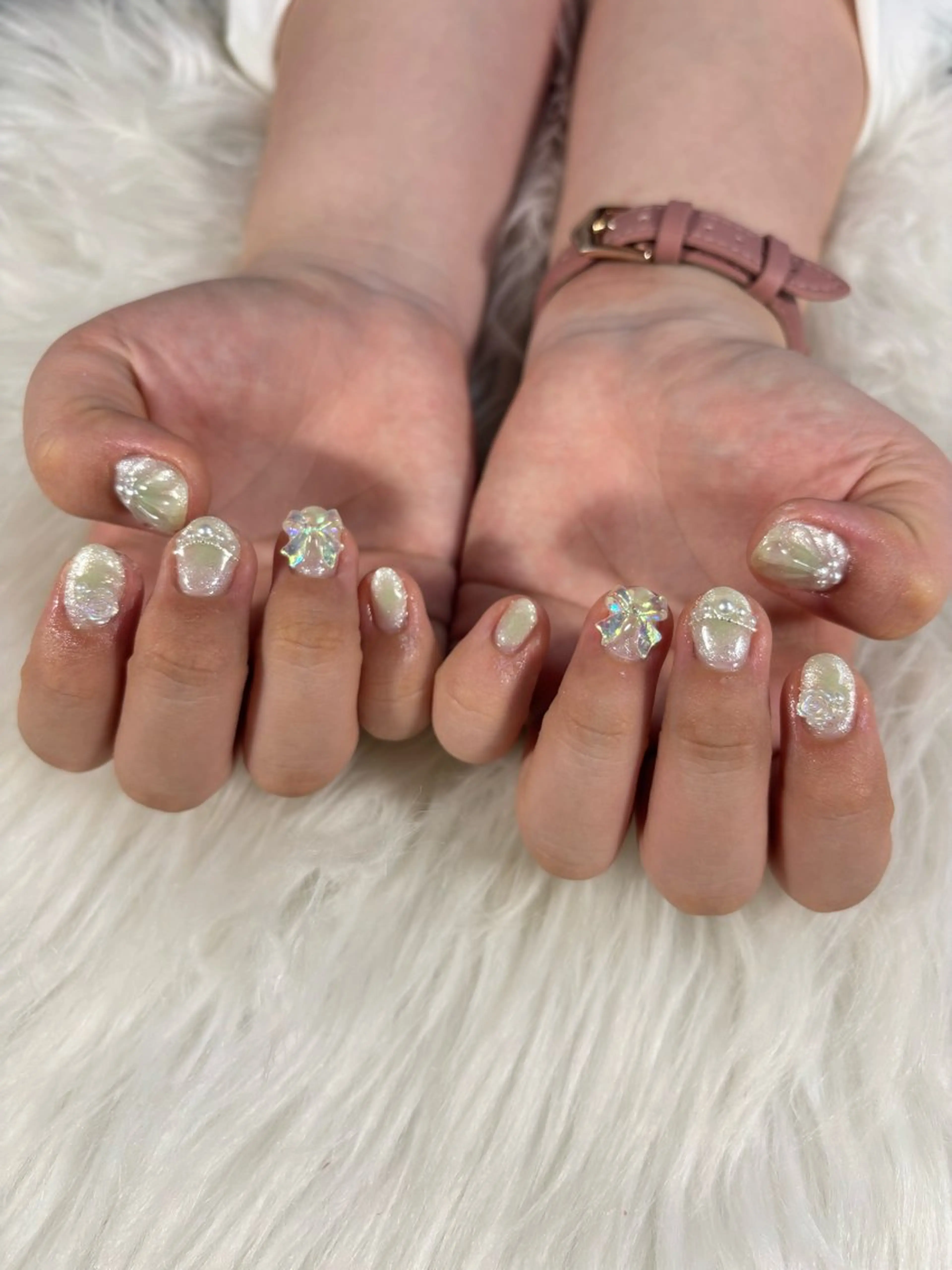 ネイル ハンドネイル 🦋Hina🦋 1月予約受付中✨のネイルデザイン