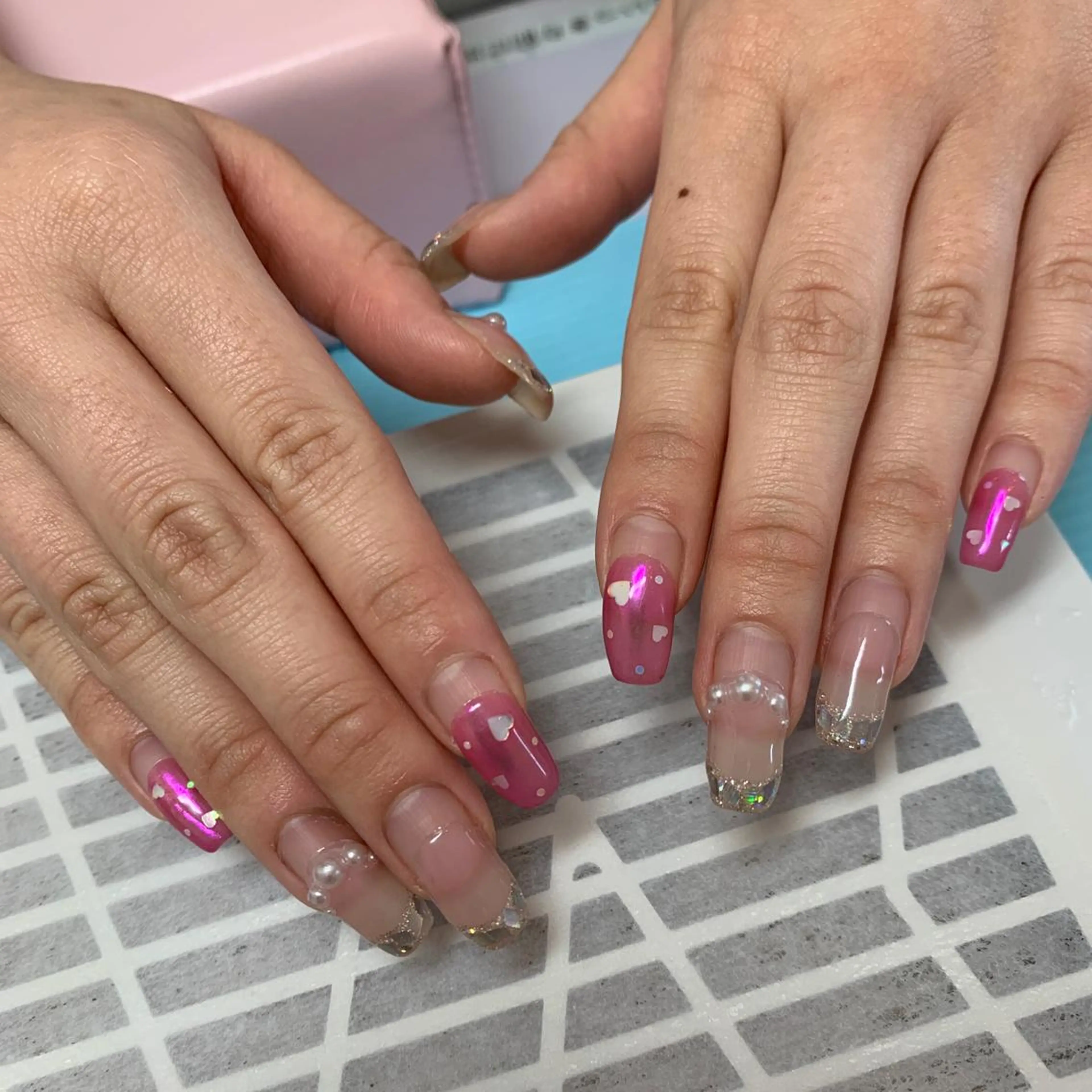 ネイル La neige* yuki 🥯🍑のネイルデザイン