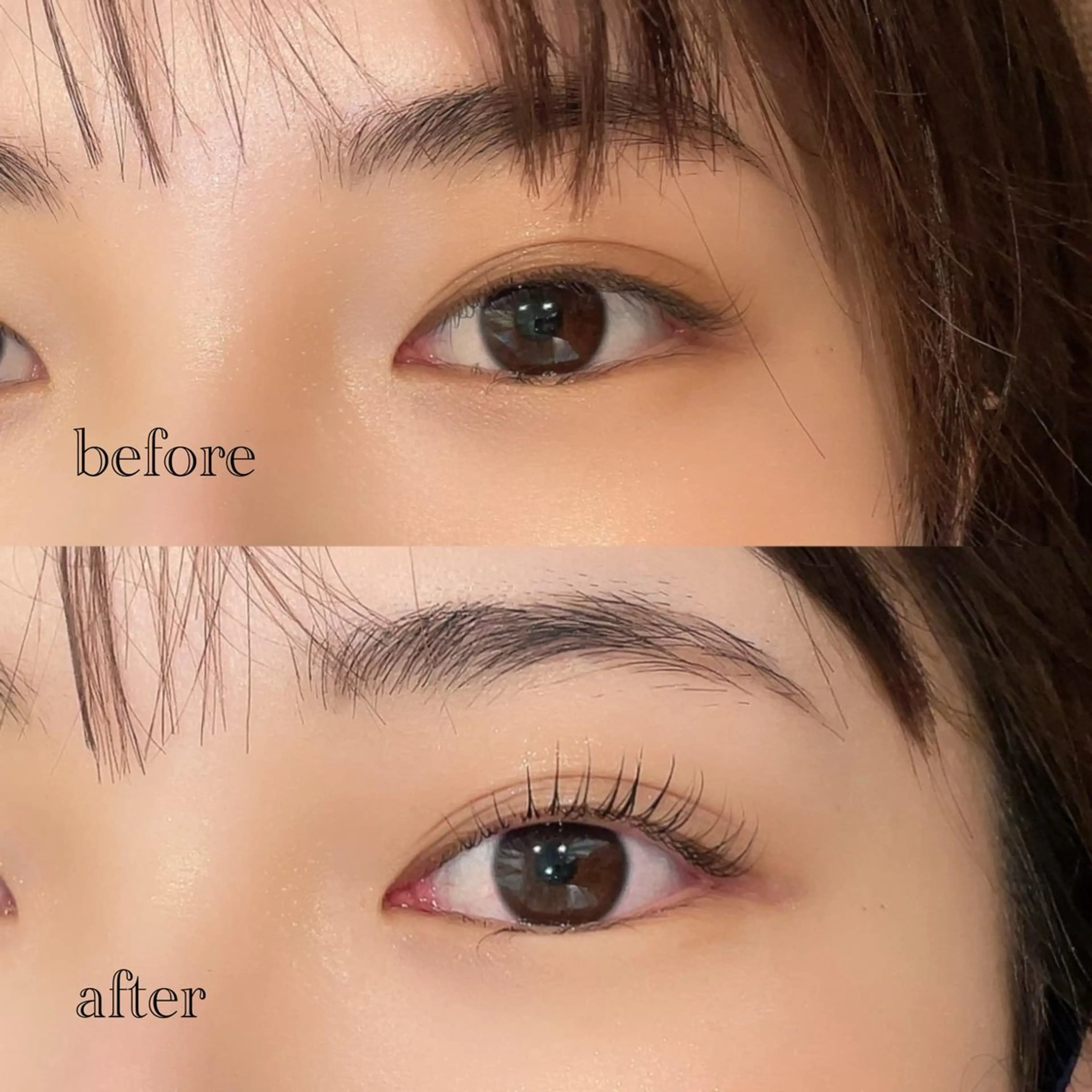 マツエク・マツパ 韓国風顔まわり/ベー ジュ/マツエク♡美咲のヘアスタイル