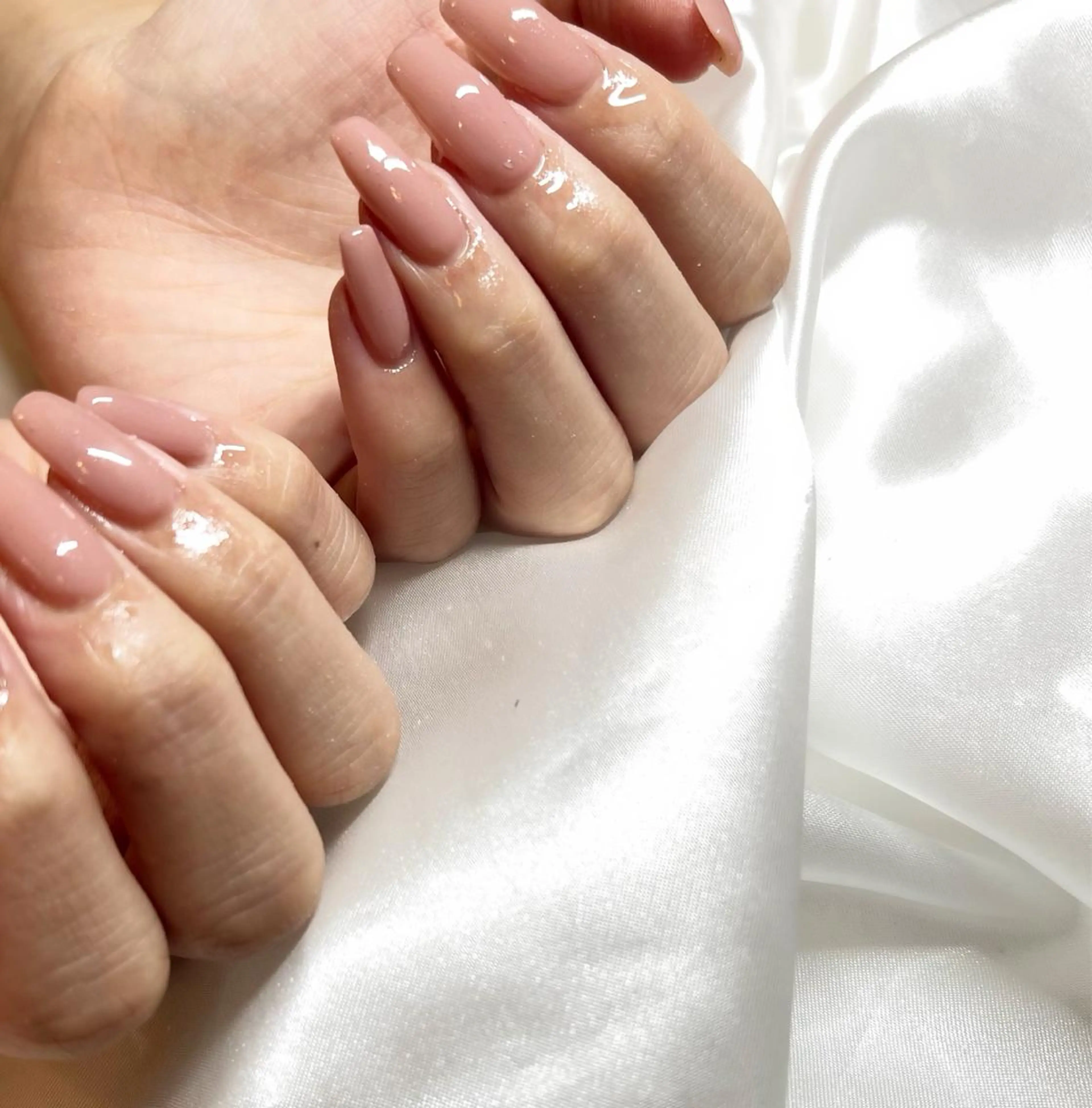 ネイル ロングネイル オフィスネイル スクエアネイル BINEL REINAのネイルデザイン