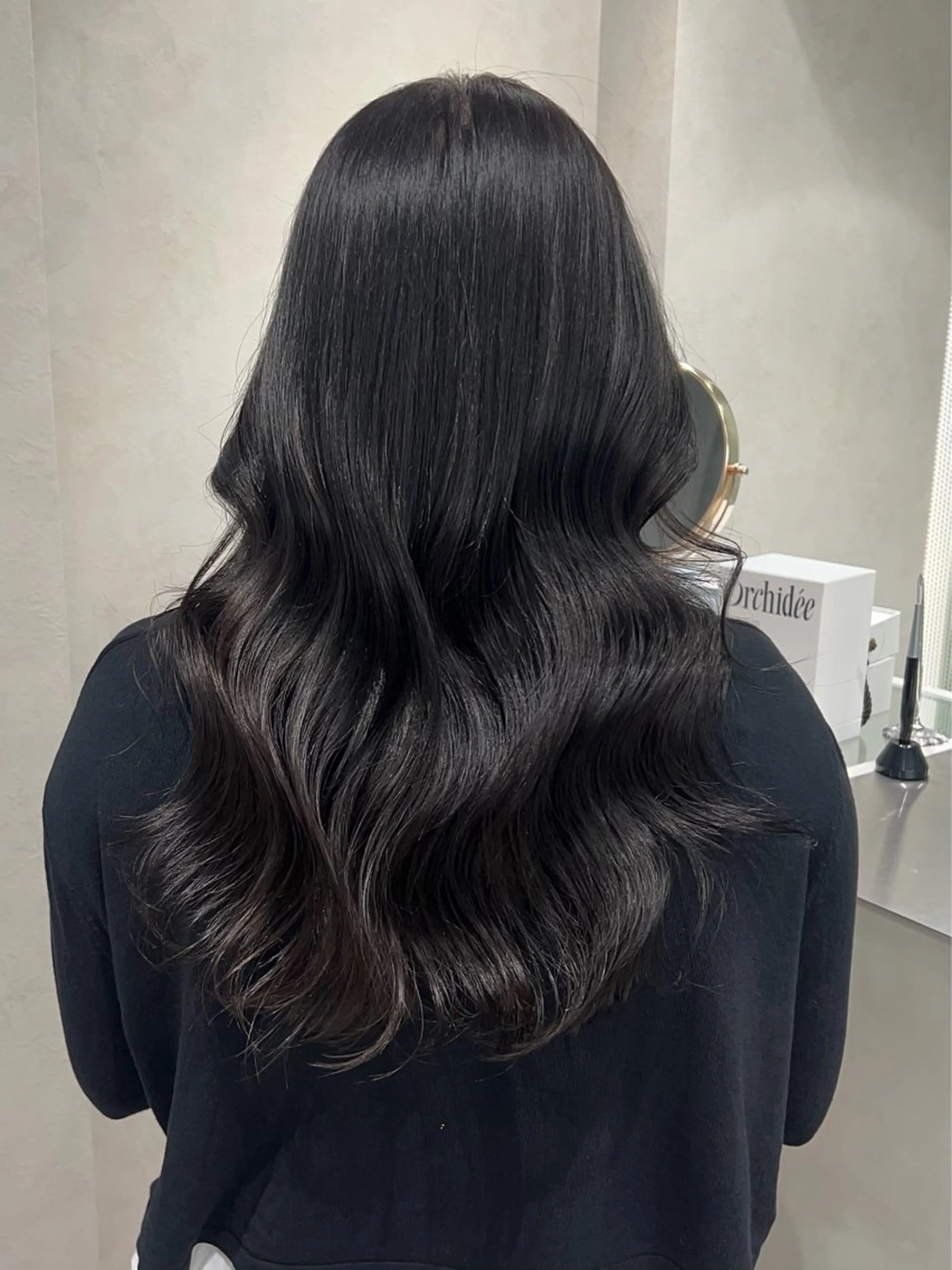 ロング カラー カット Hiroki 韓国ヘア🇰🇷のヘアスタイル