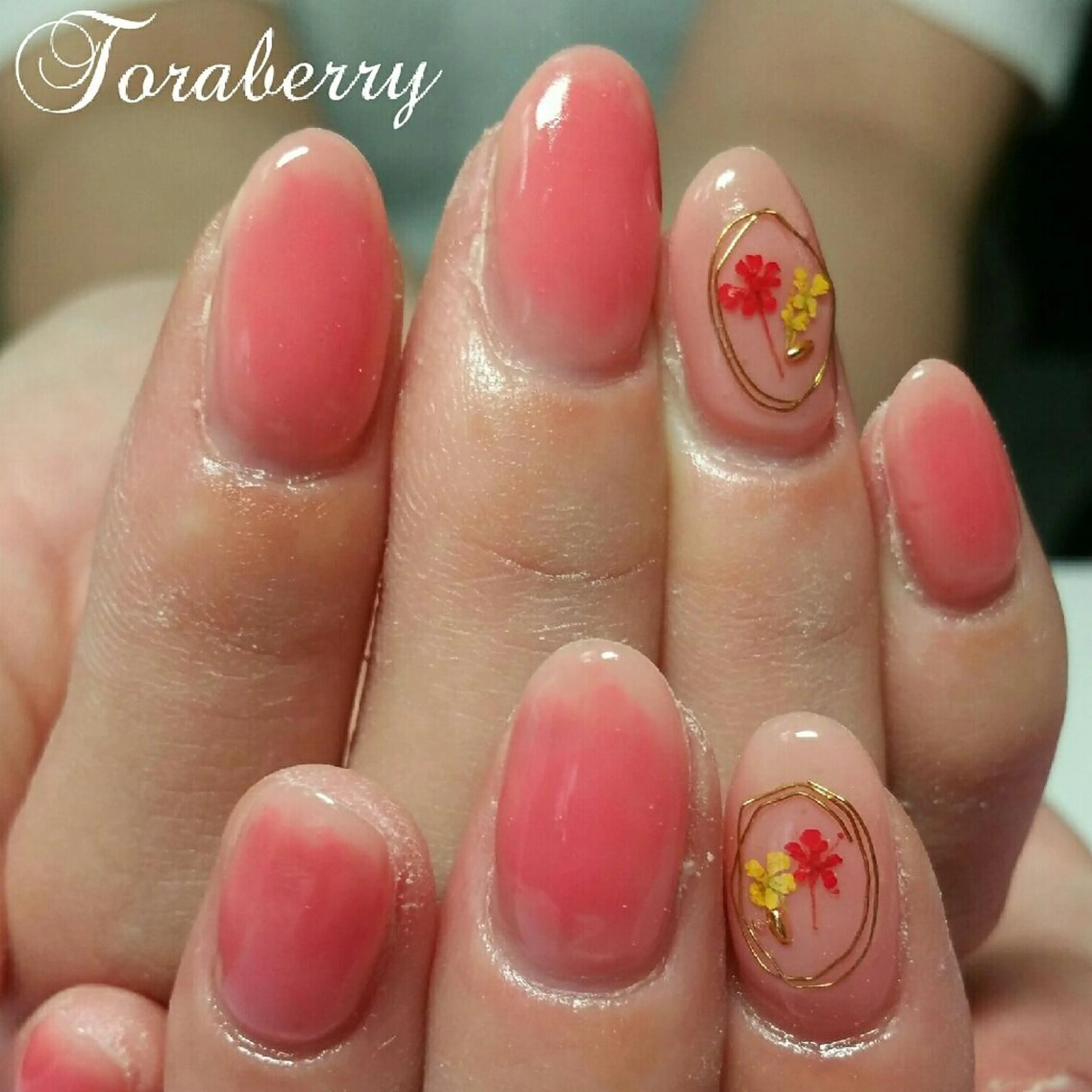 ネイル チークネイル ネイリスト なつみのネイルデザイン