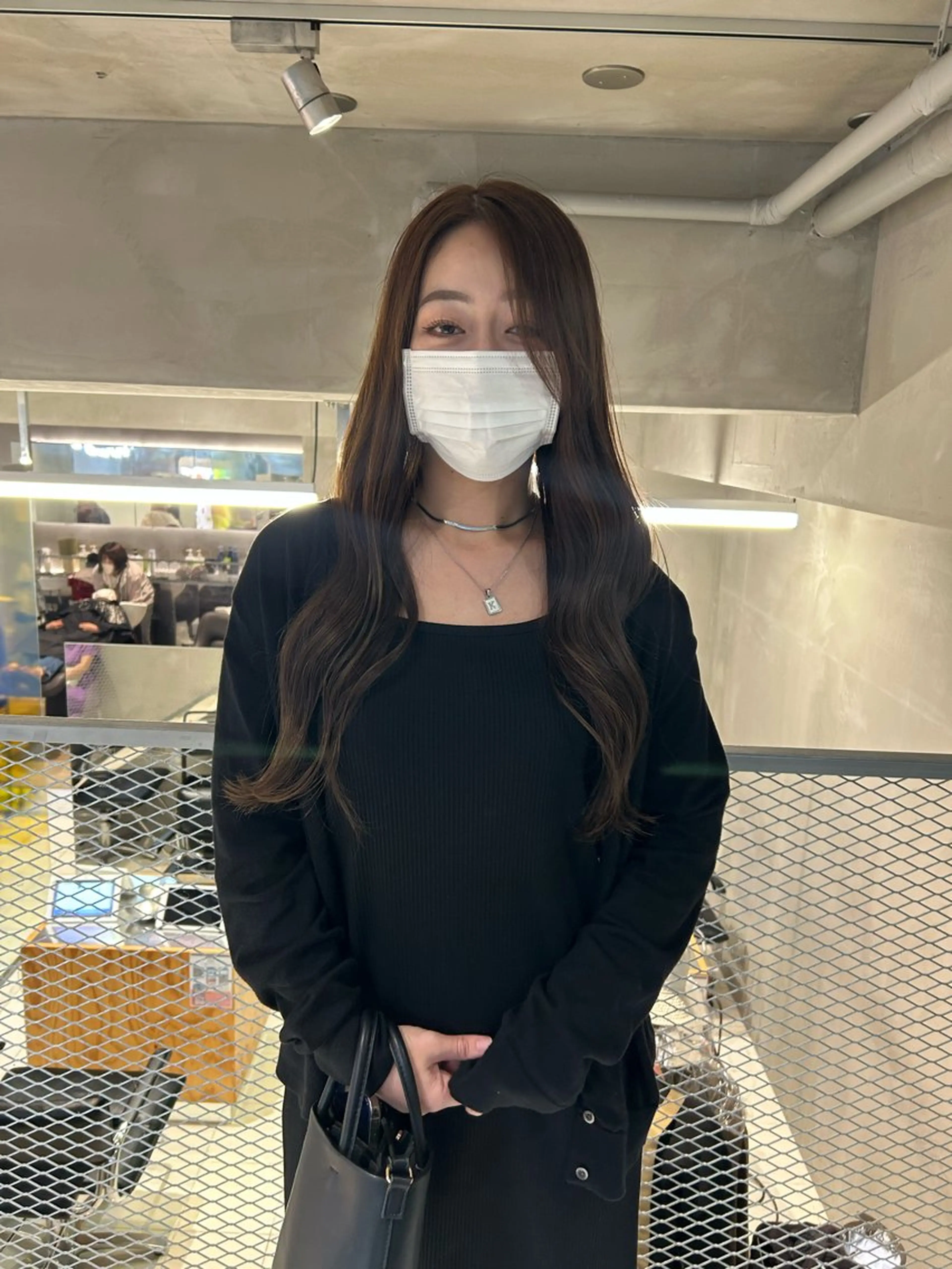 ロング カラー 透明感カラー グレージュ カット ヘアカラー トリートメント 透明感カラー🫧 nanohaのヘアスタイル