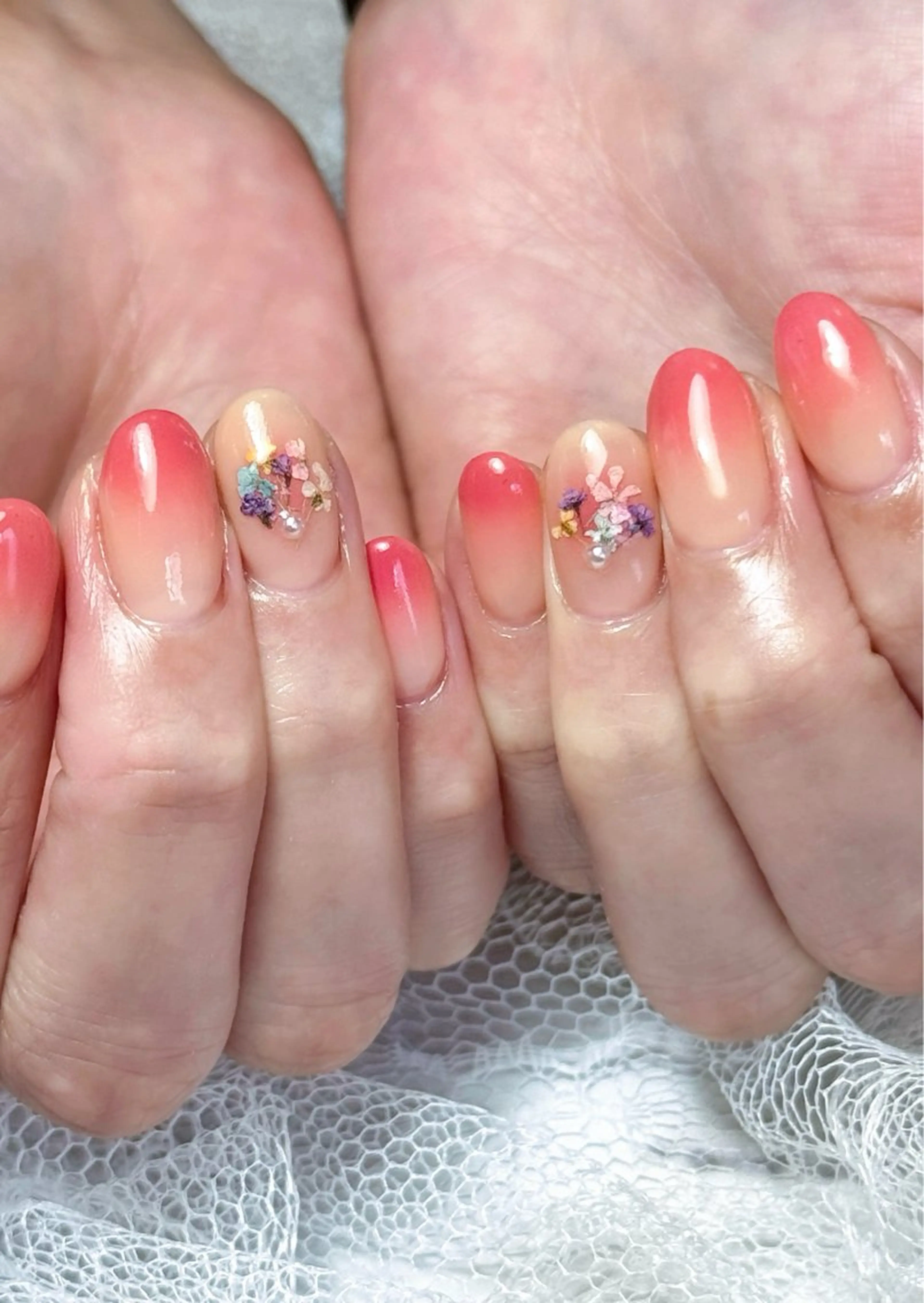 ネイル フラワーネイル NailsbyT N.Sugamoのネイルデザイン