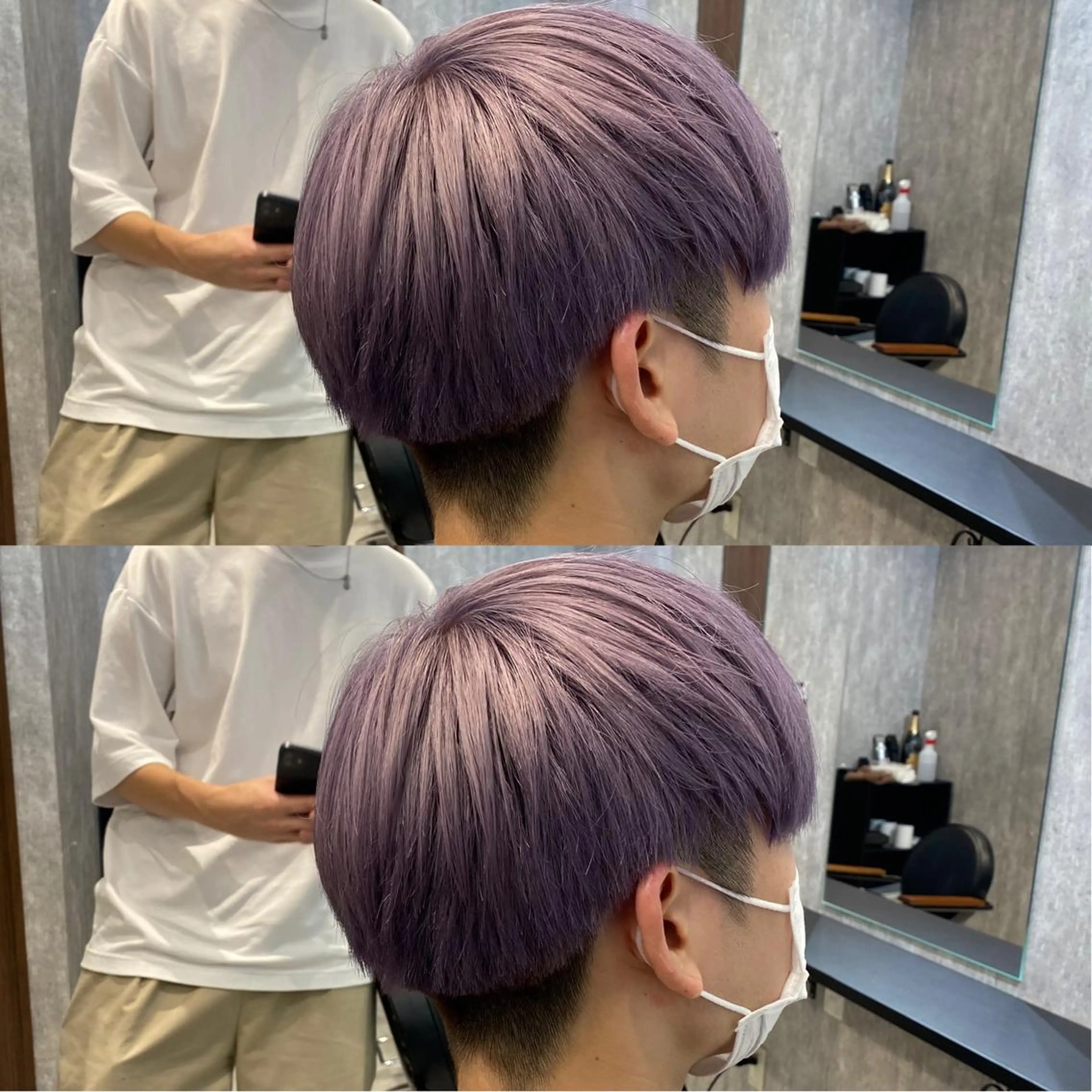 ショート カラー 𝙱𝙻𝙴𝙽 𝚋𝚢 𝚍𝚘𝚝.所属・🤍BLEN 窓🤍のヘアスタイル