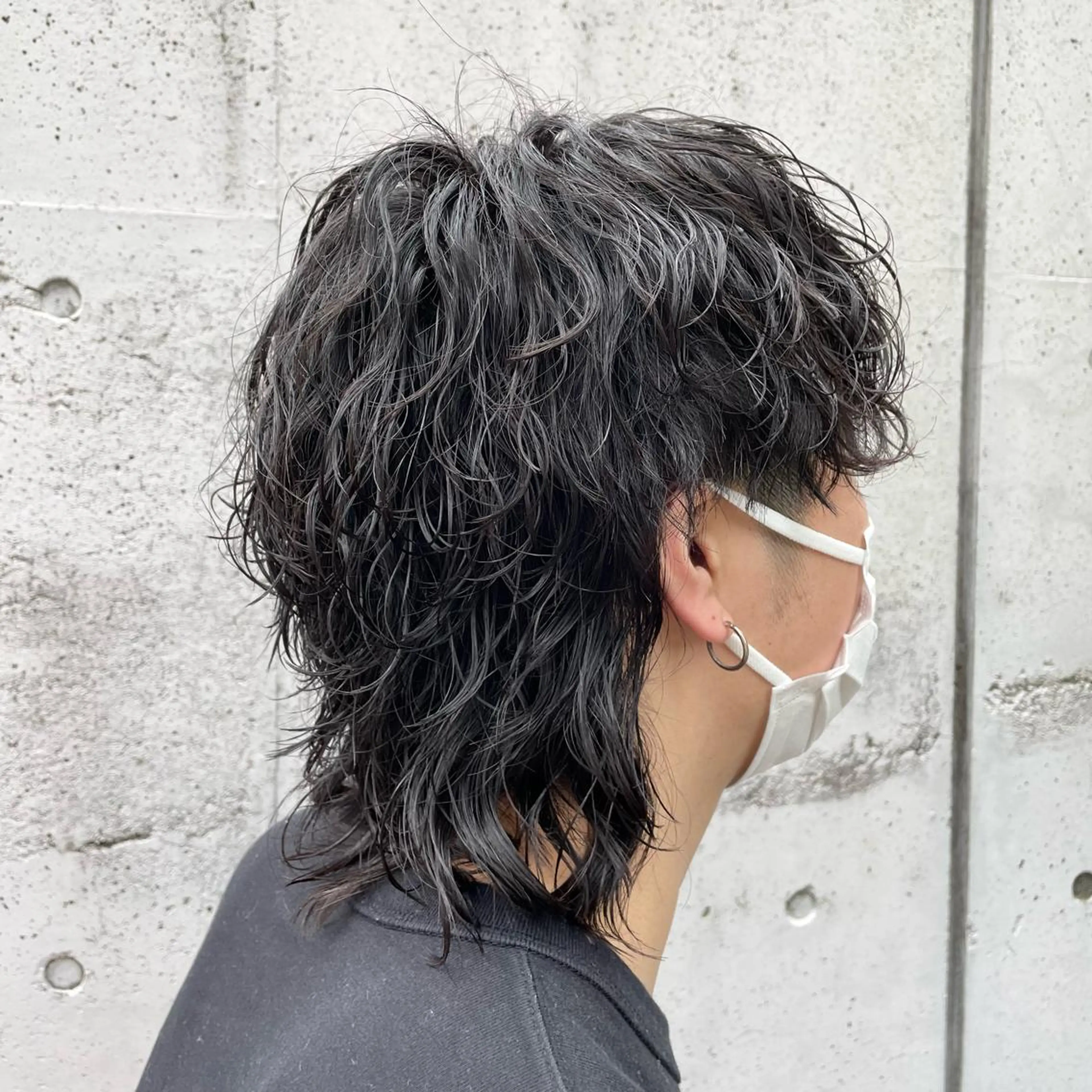 ショート パーマ メンズ 守屋 寿哉のヘアスタイル