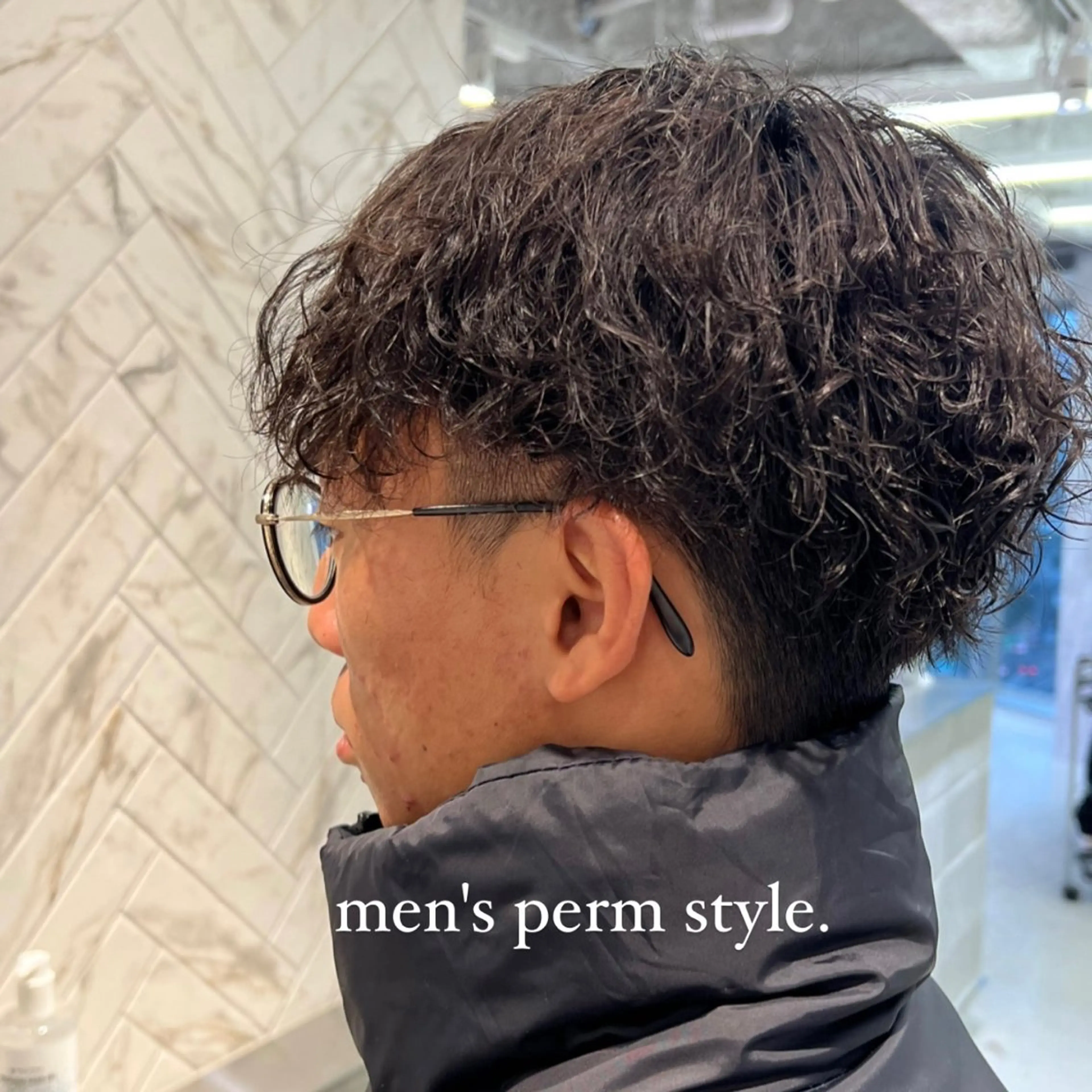 【メンズ限定👦🏻⭐️】カット＋パーマ＋うる艶トリートメントの写真