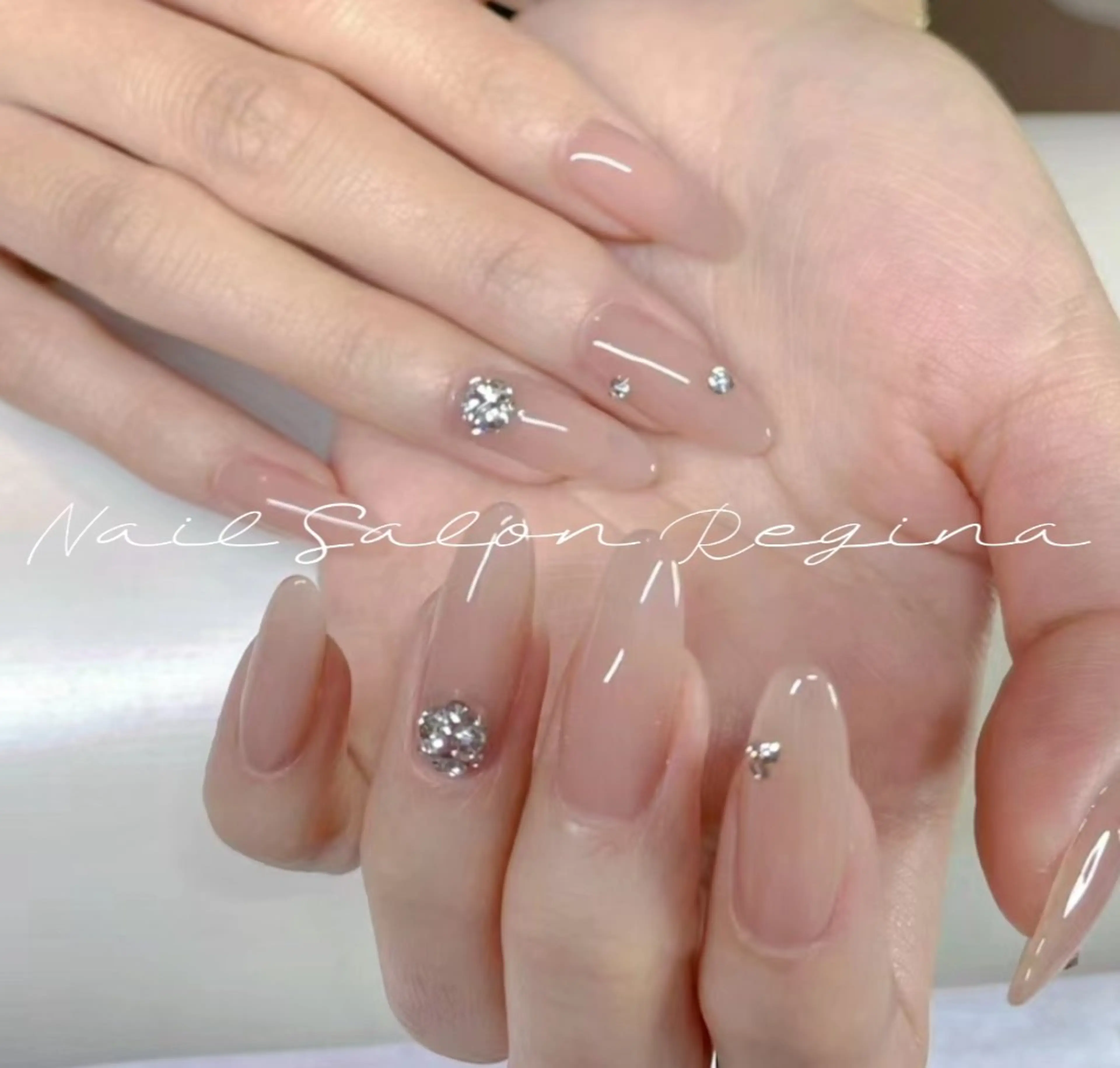 ネイル チークネイル クリアネイル フレンチネイル ジェルネイル マグネットネイル N.S.R 上野御徒町のネイルデザイン