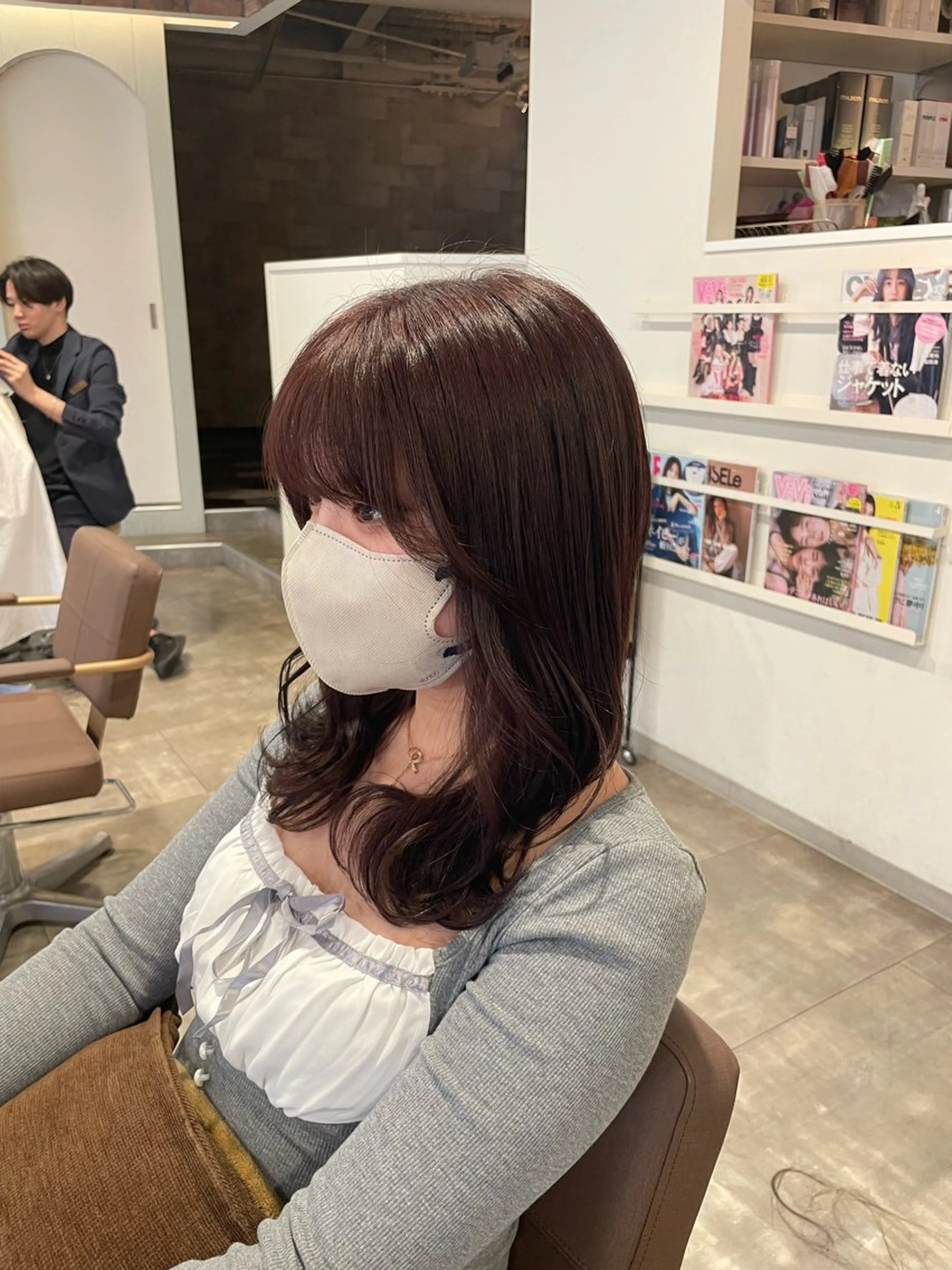 【🌸限定価格🌸】カット＋カラー［補修ミスト付］☘️の写真